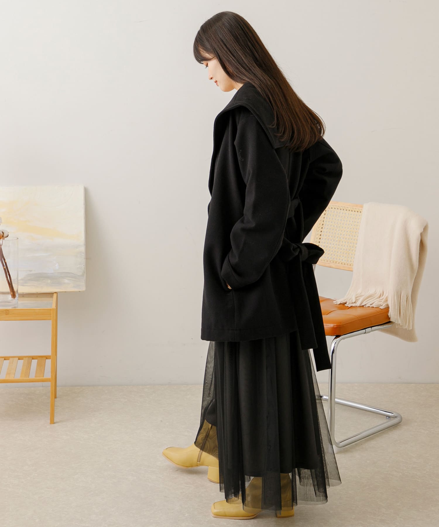 身長：155cm サイズ：one