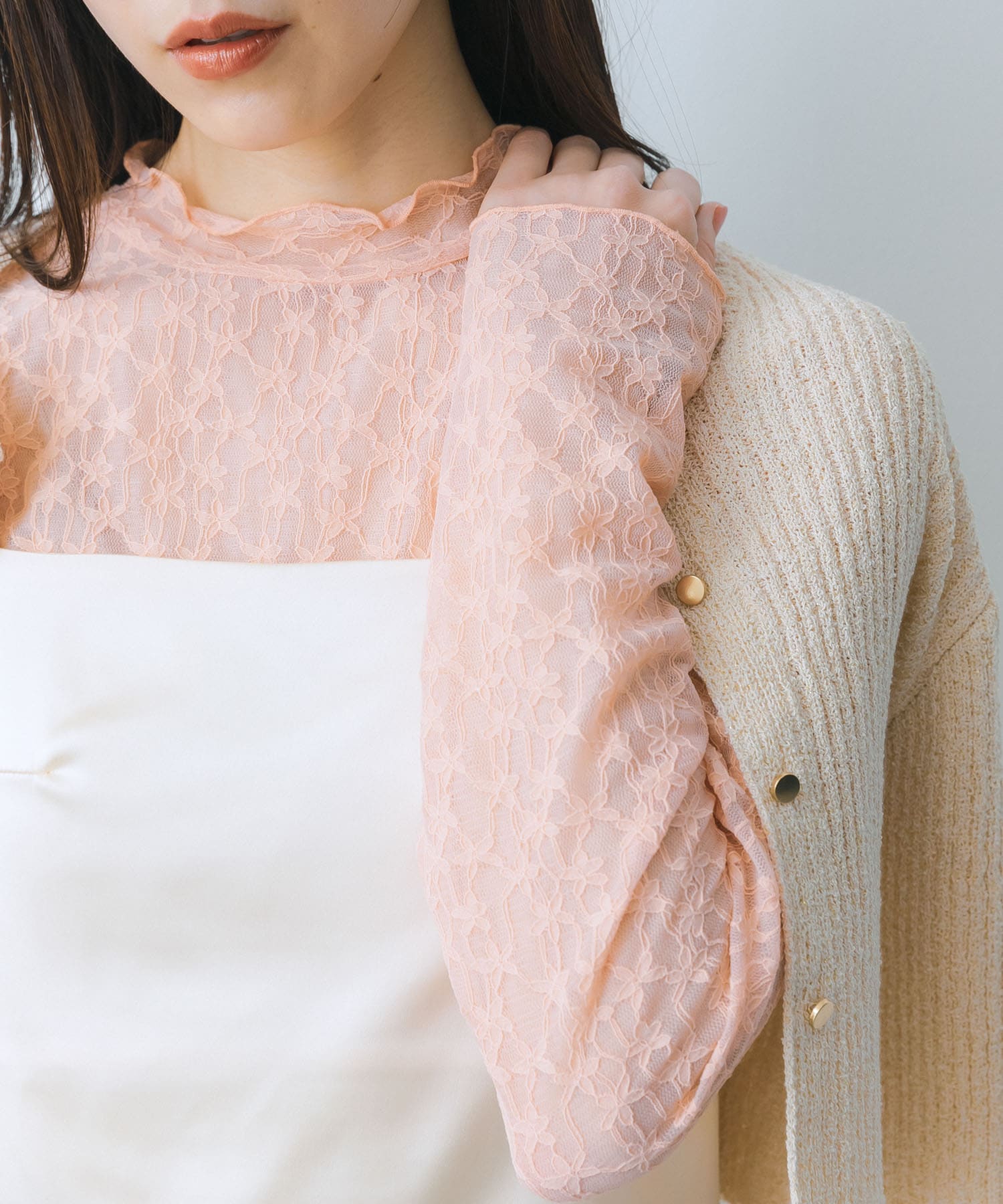 身長：159cm サイズ：one