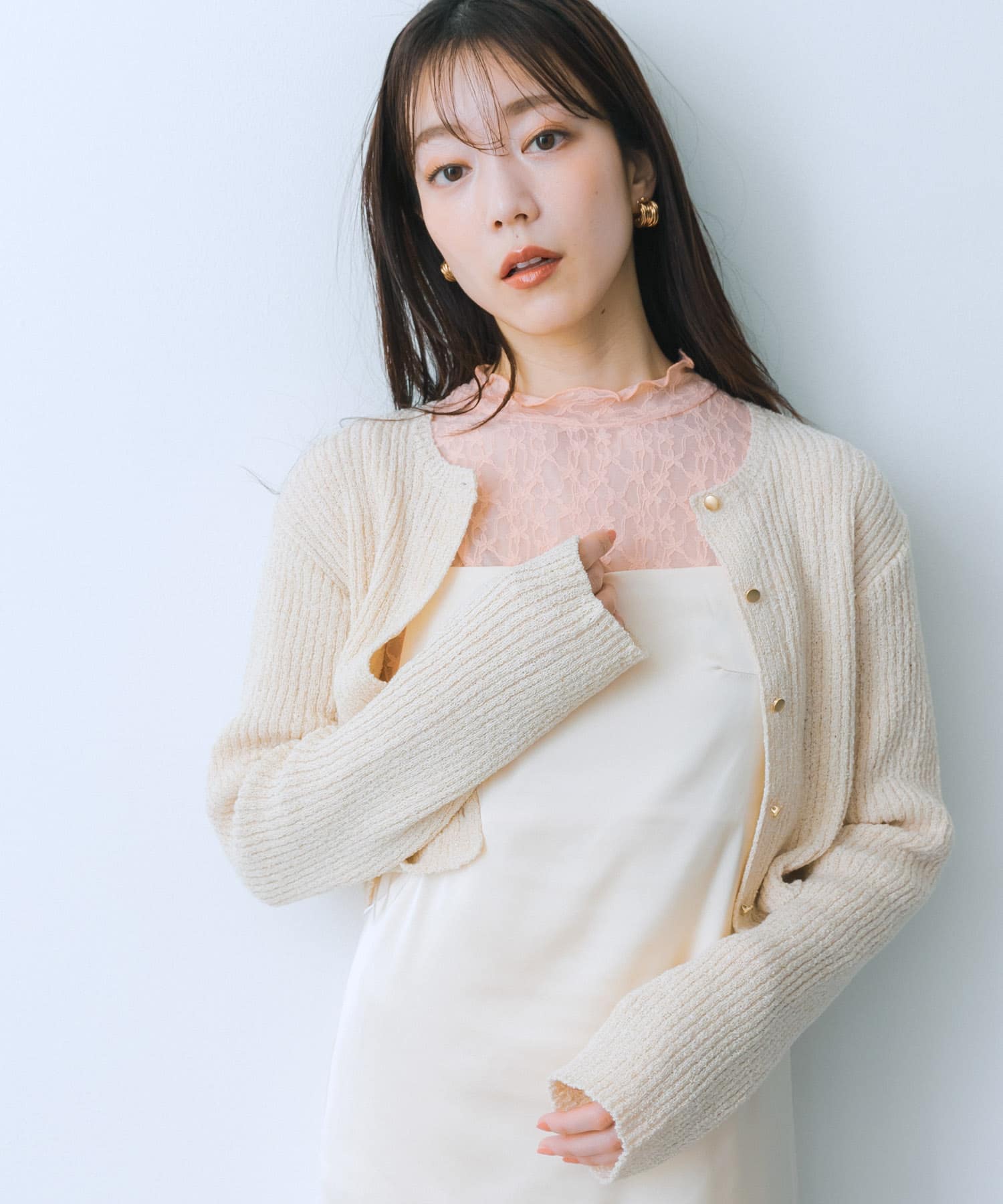 身長：159cm サイズ：one