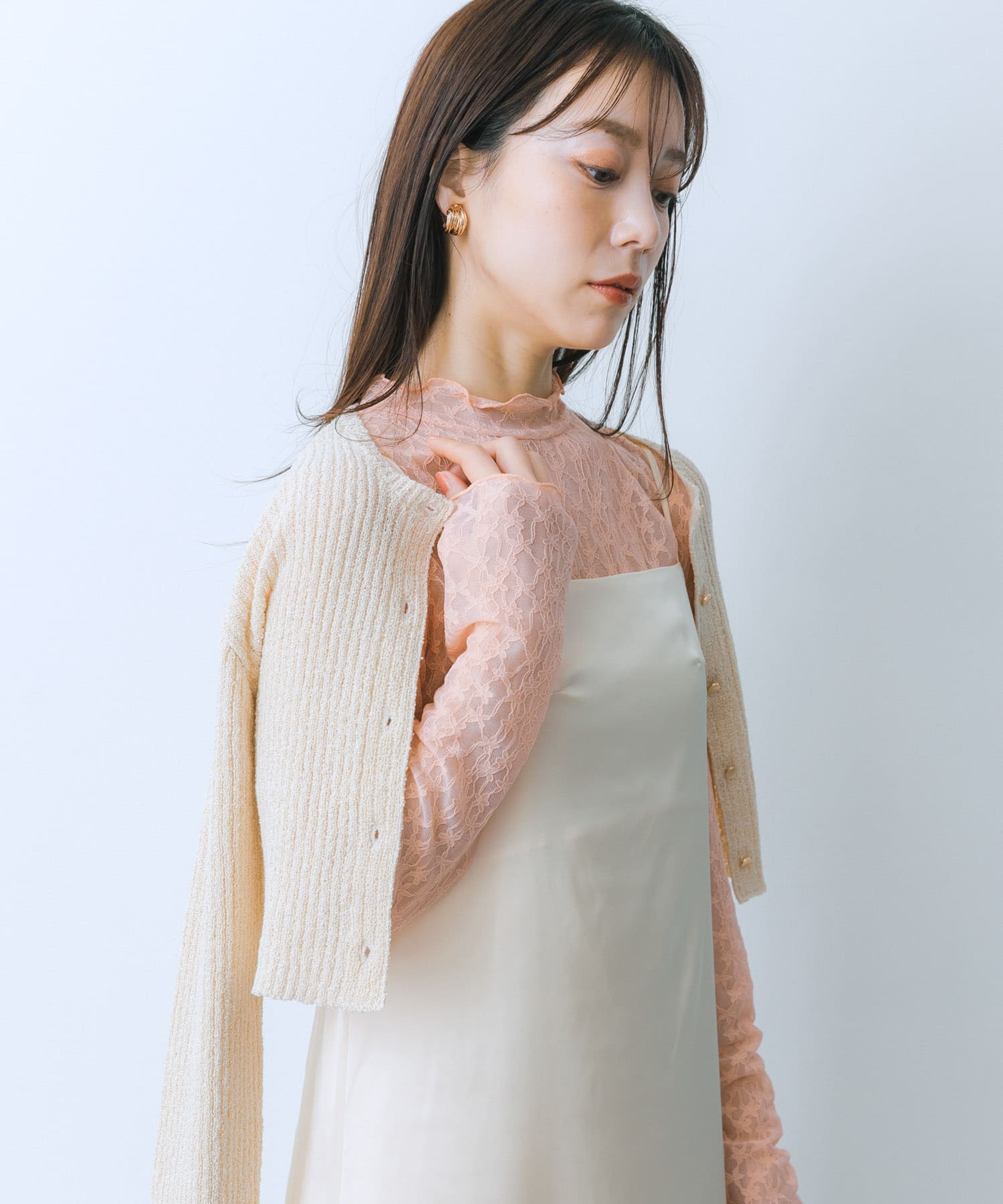 身長：159cm サイズ：one