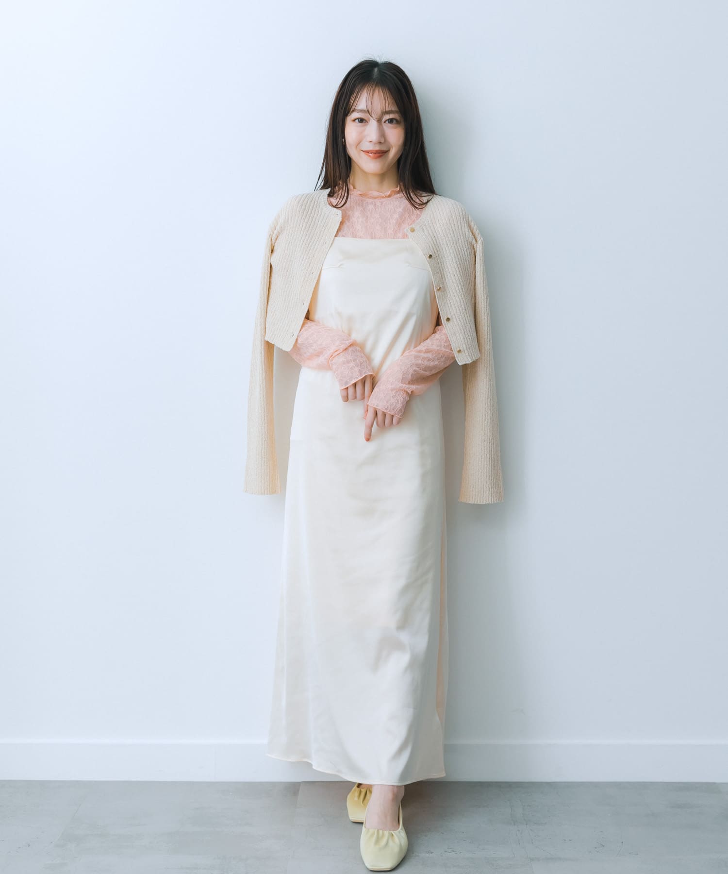 身長：159cm サイズ：one