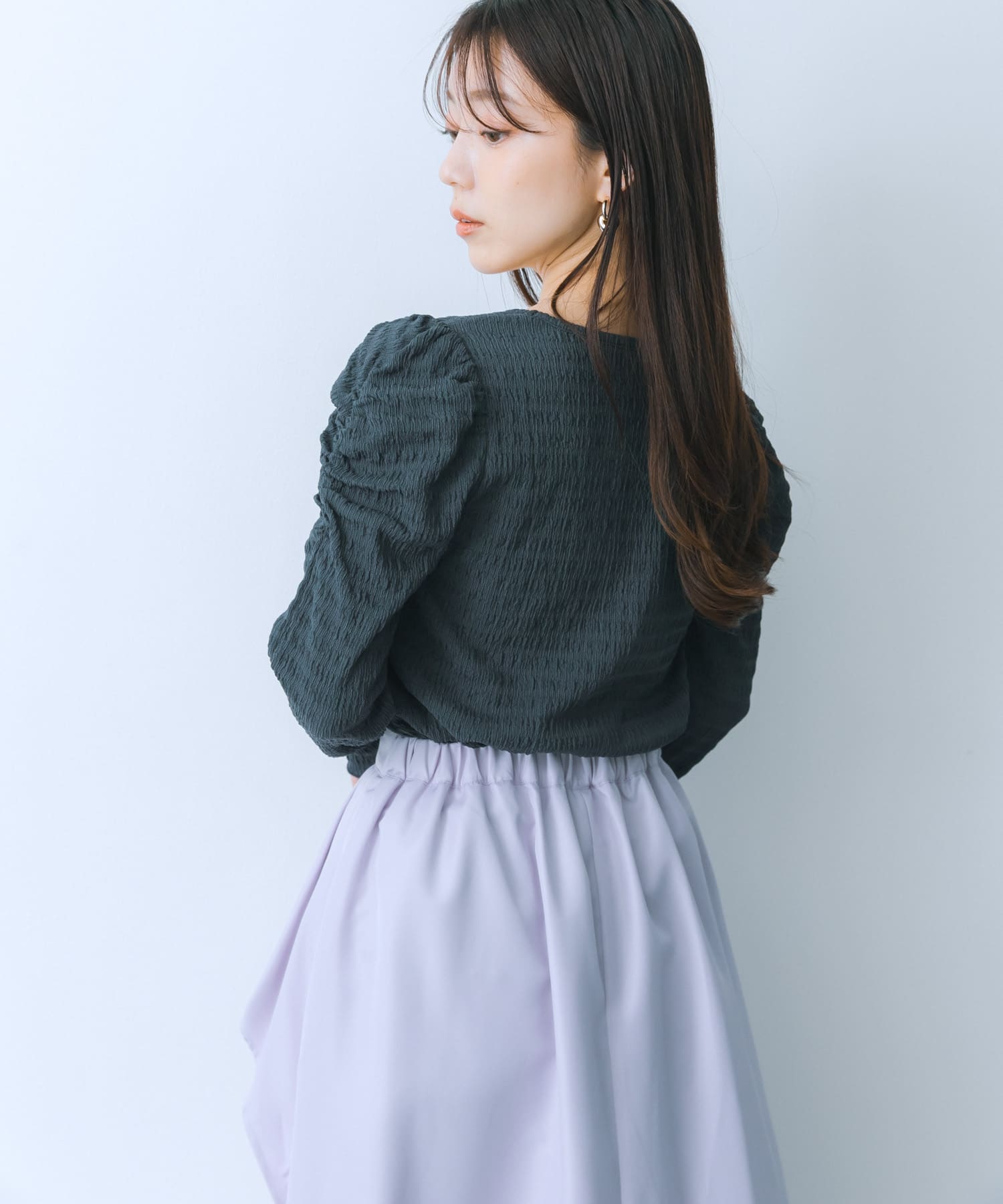 身長：159cm サイズ：one