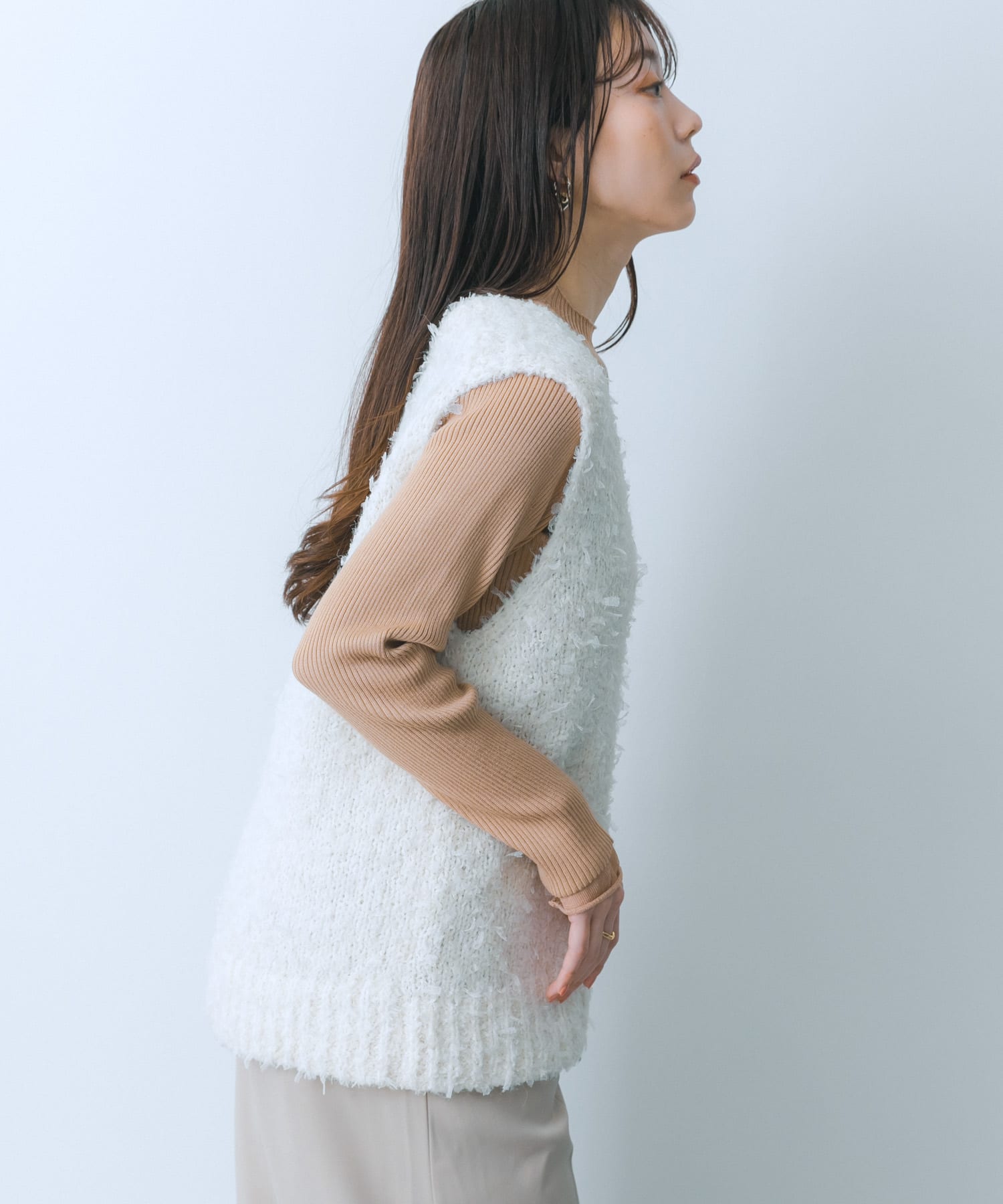 身長：159cm サイズ：one