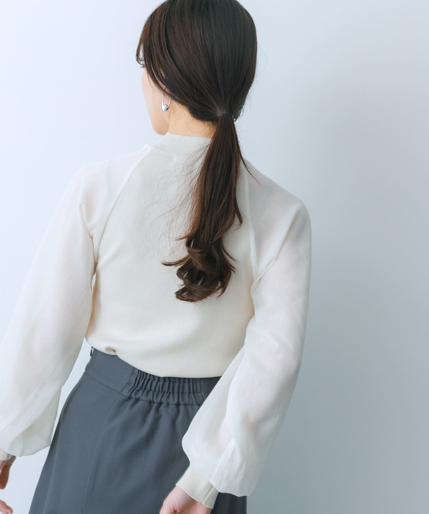 身長：159cm サイズ：one