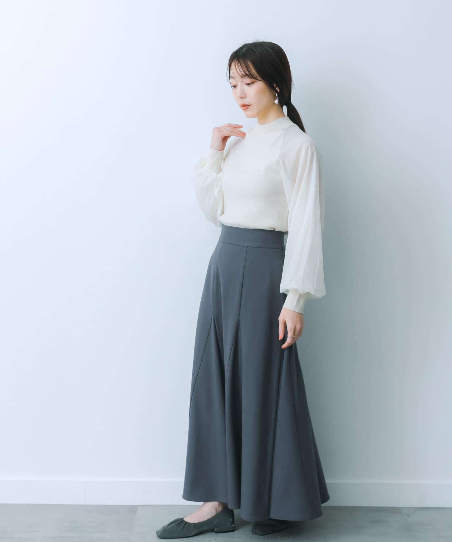 身長：159cm サイズ：one
