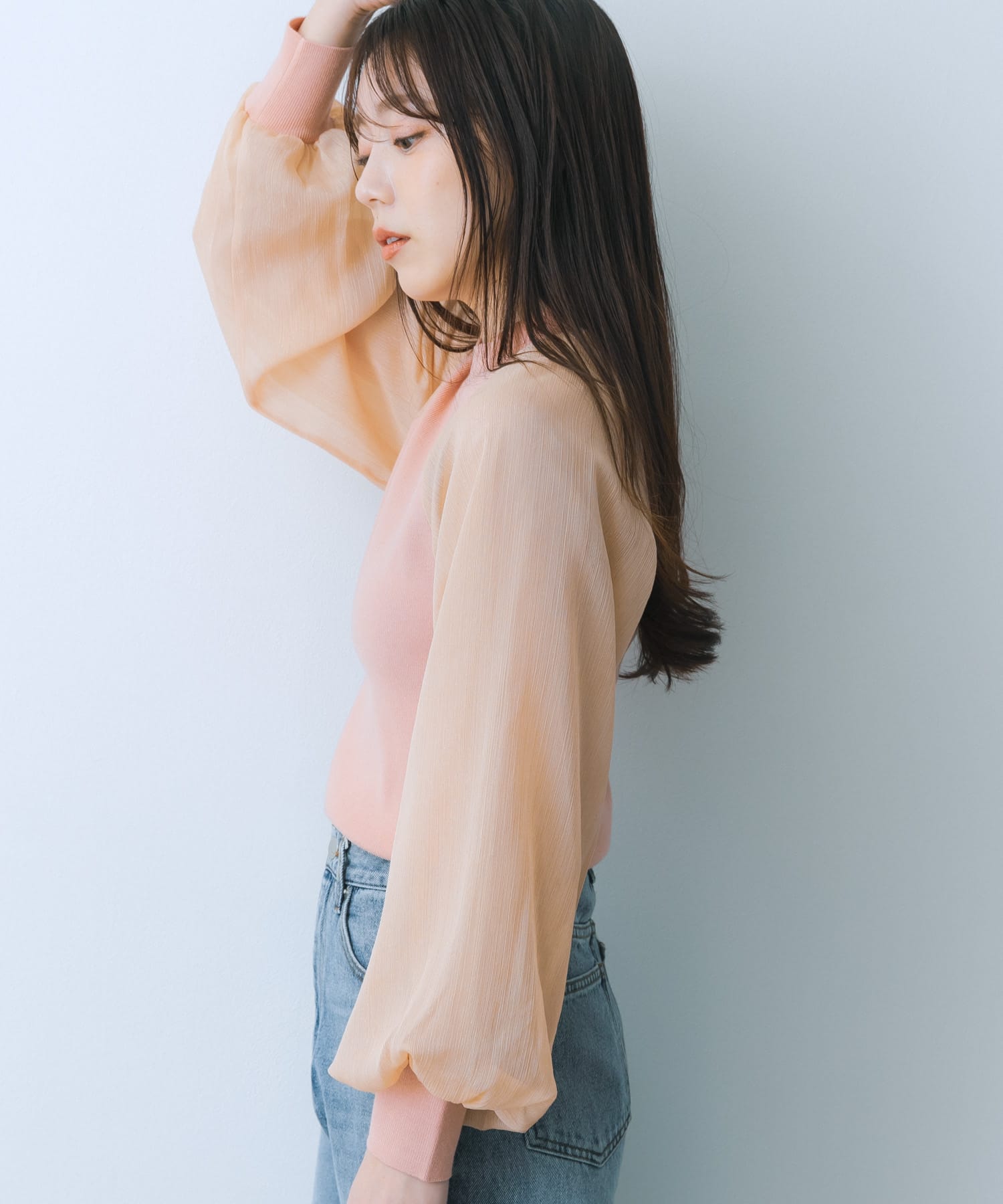 身長：159cm サイズ：one