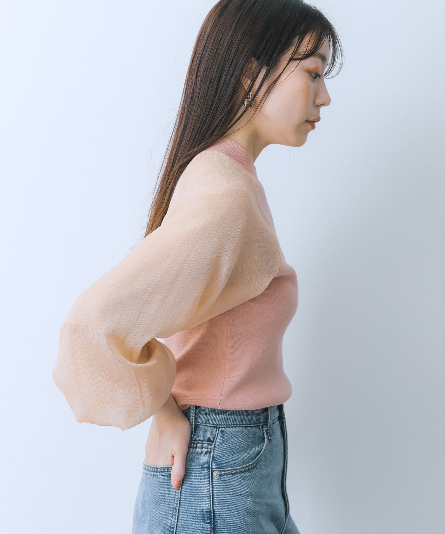 身長：159cm サイズ：one