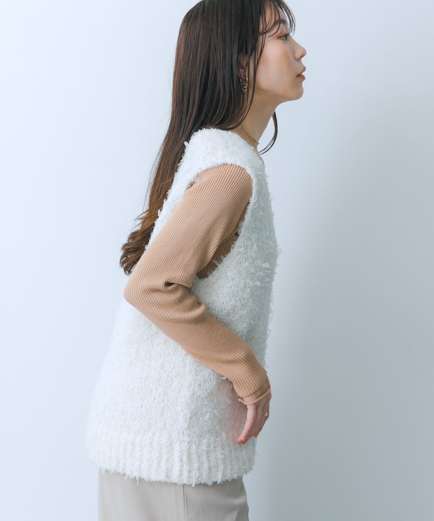身長：159cm サイズ：one