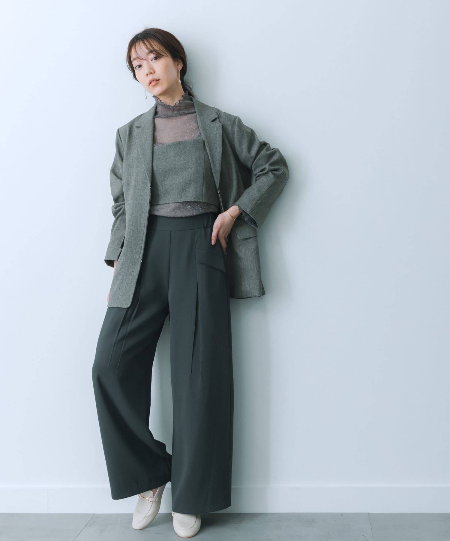 身長：159cm サイズ：S