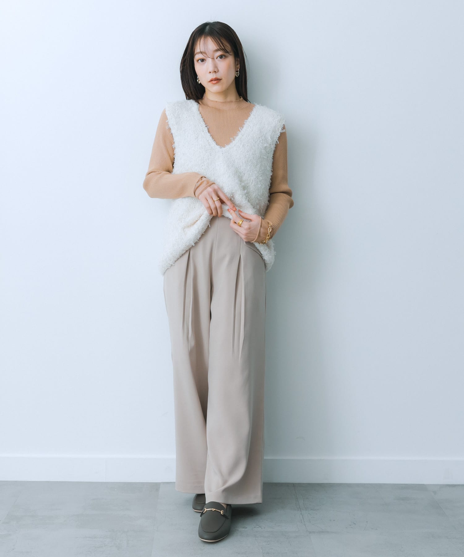 身長：159cm サイズ：S