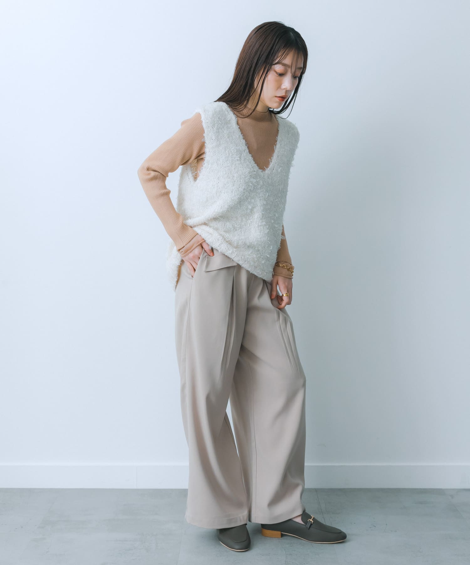 身長：159cm サイズ：S