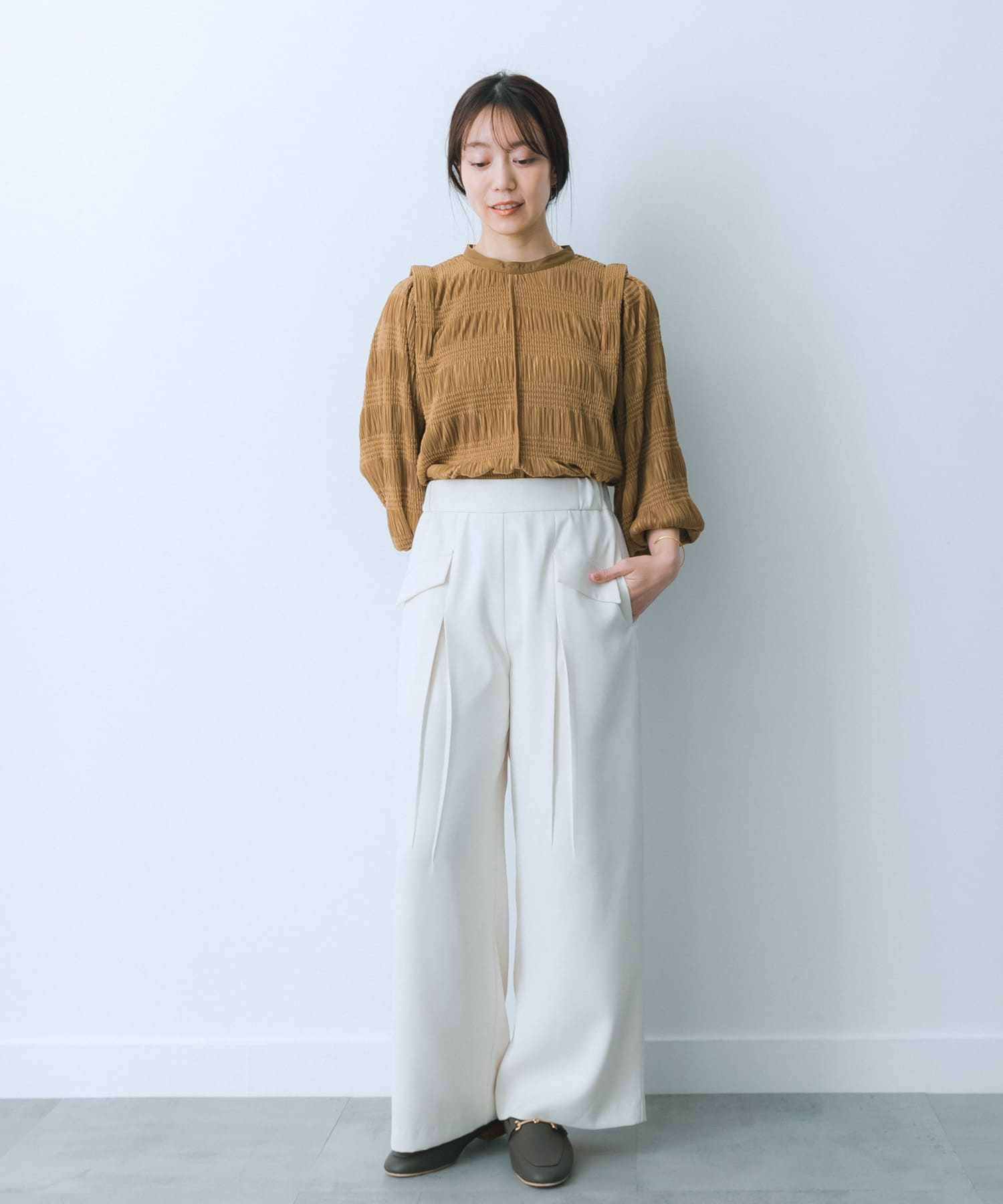 身長：159cm サイズ：S