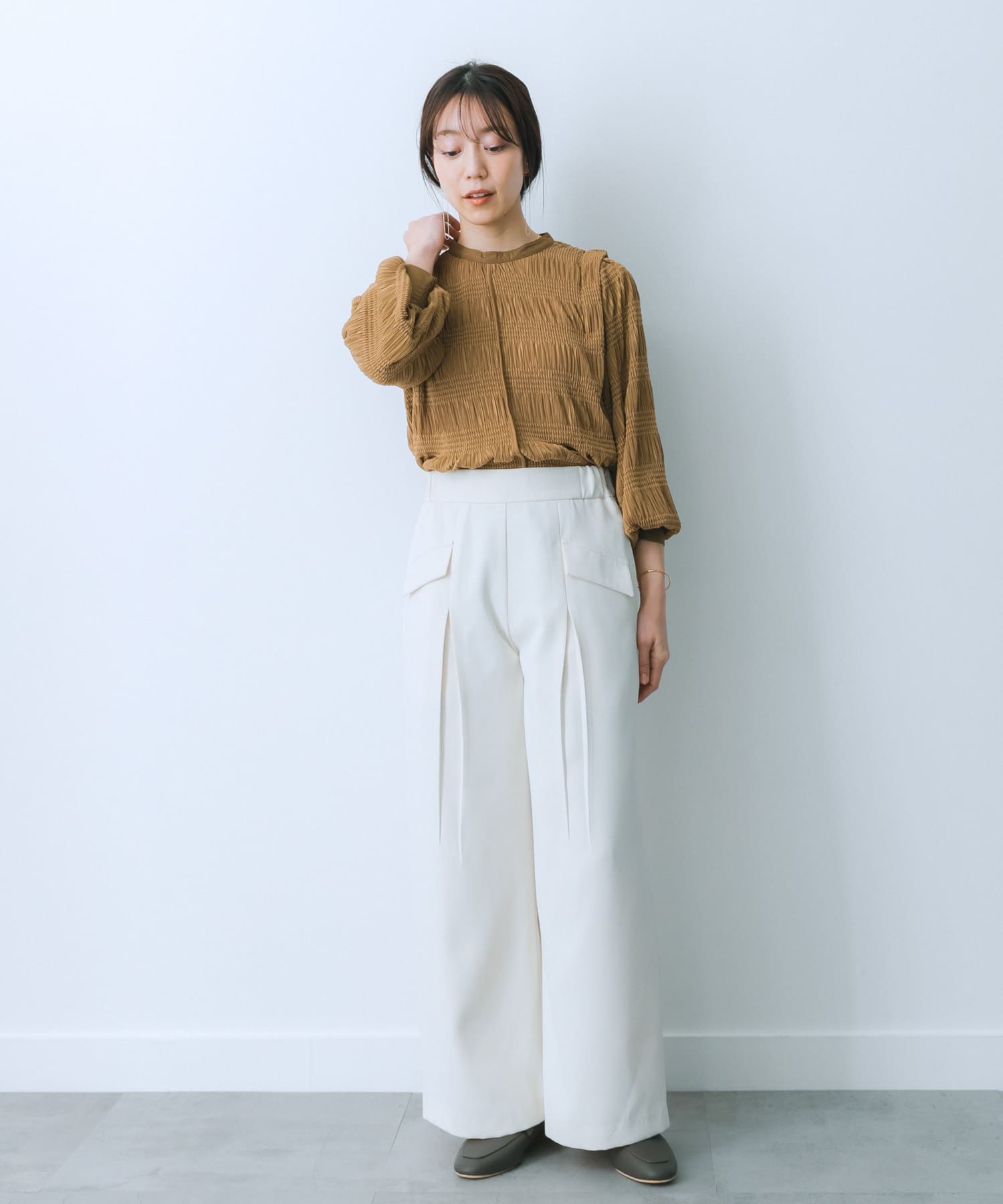 身長：159cm サイズ：S
