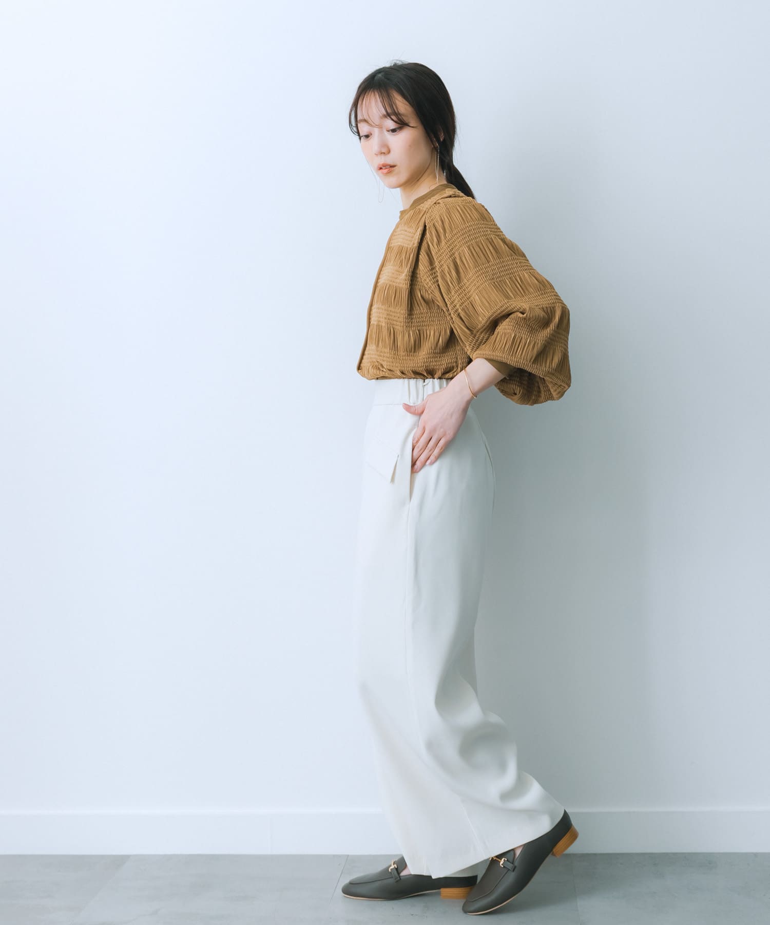 身長：159cm サイズ：S
