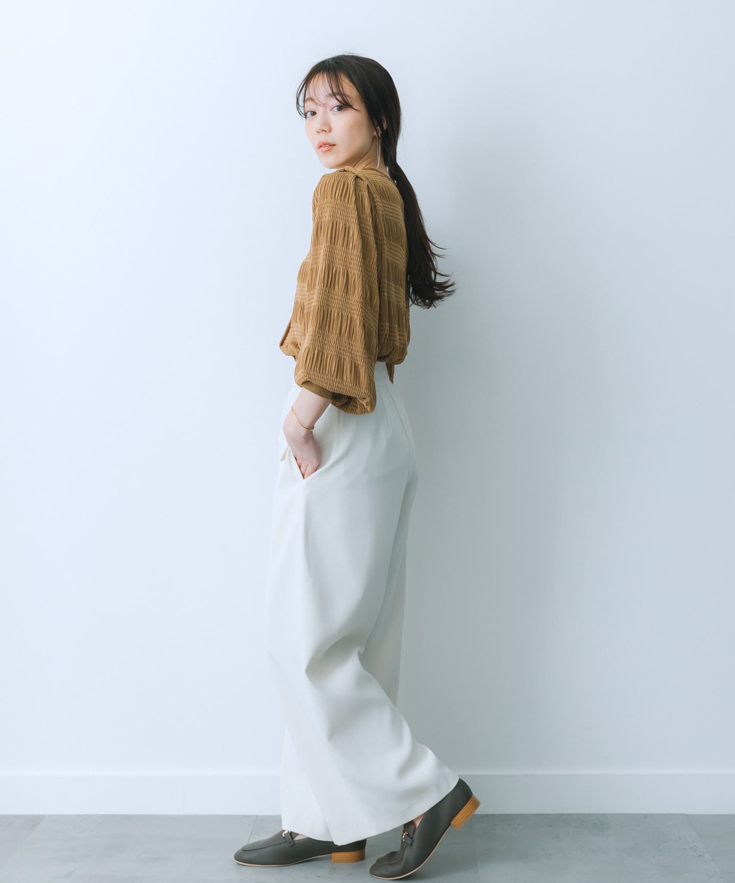 身長：159cm サイズ：S