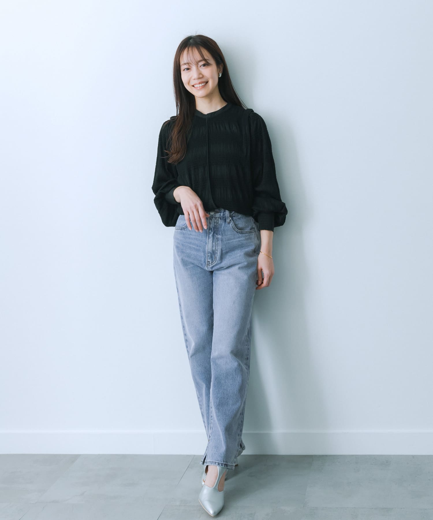 身長：159cm サイズ：S