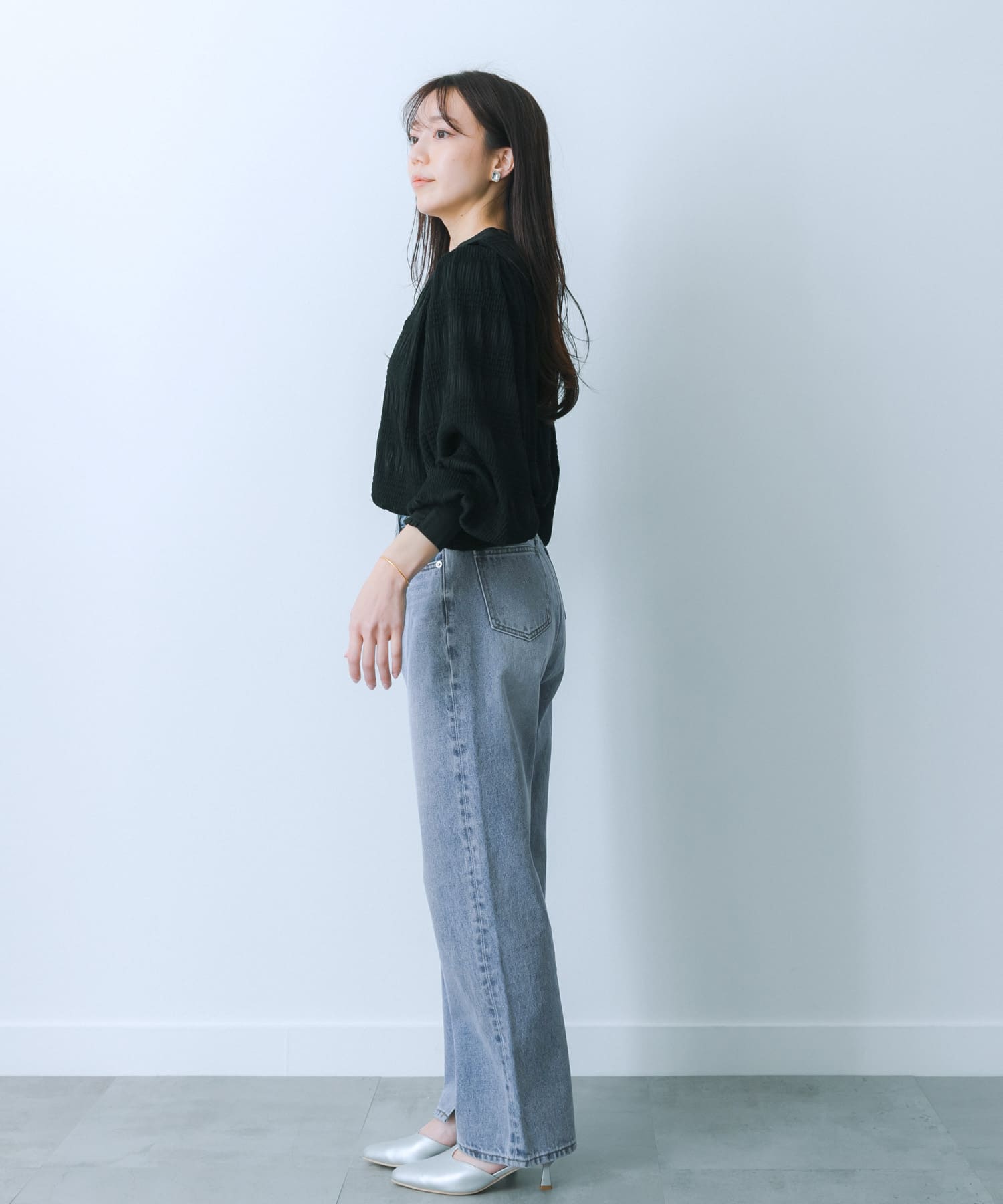 身長：159cm サイズ：S