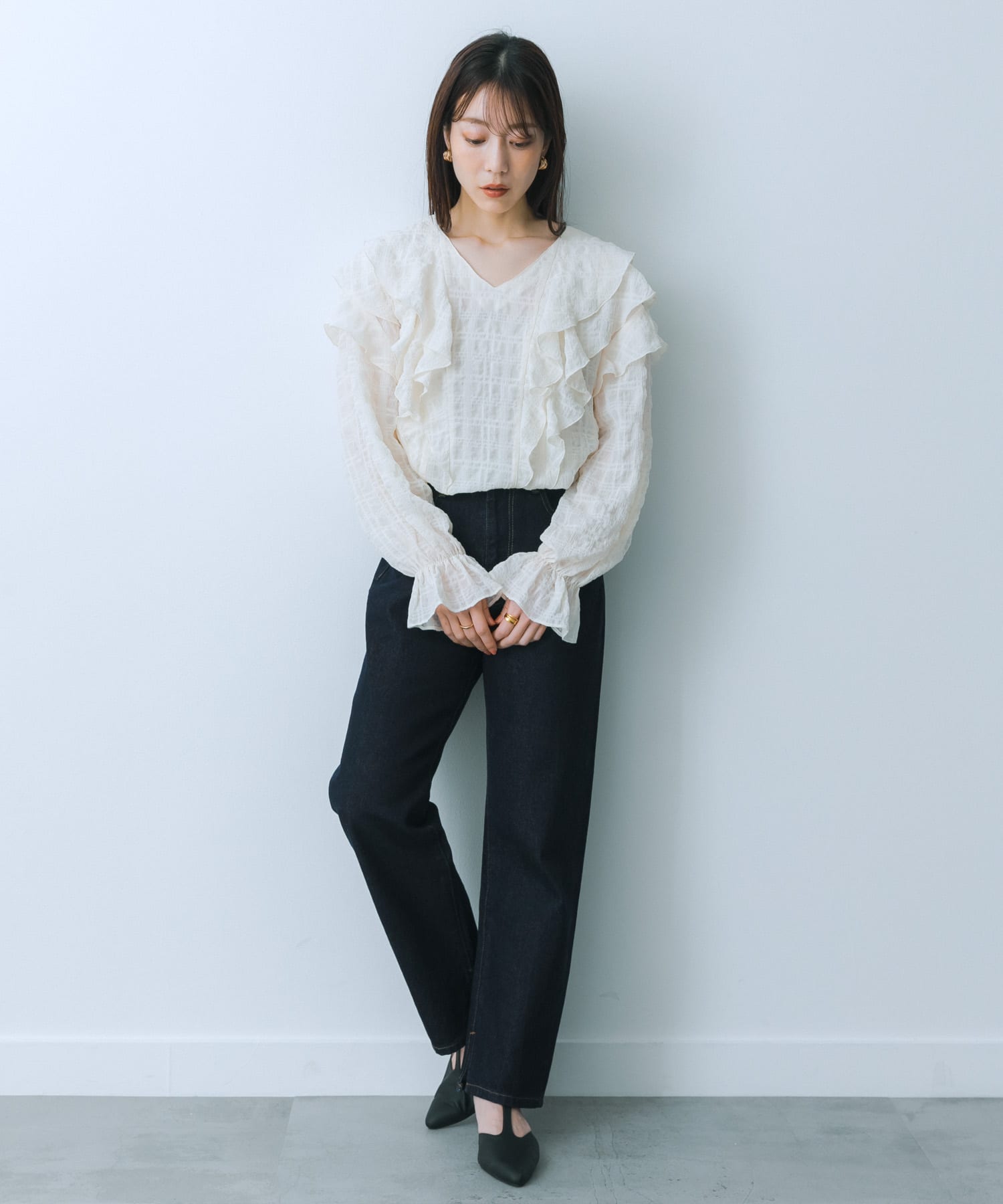 身長：159cm サイズ：S