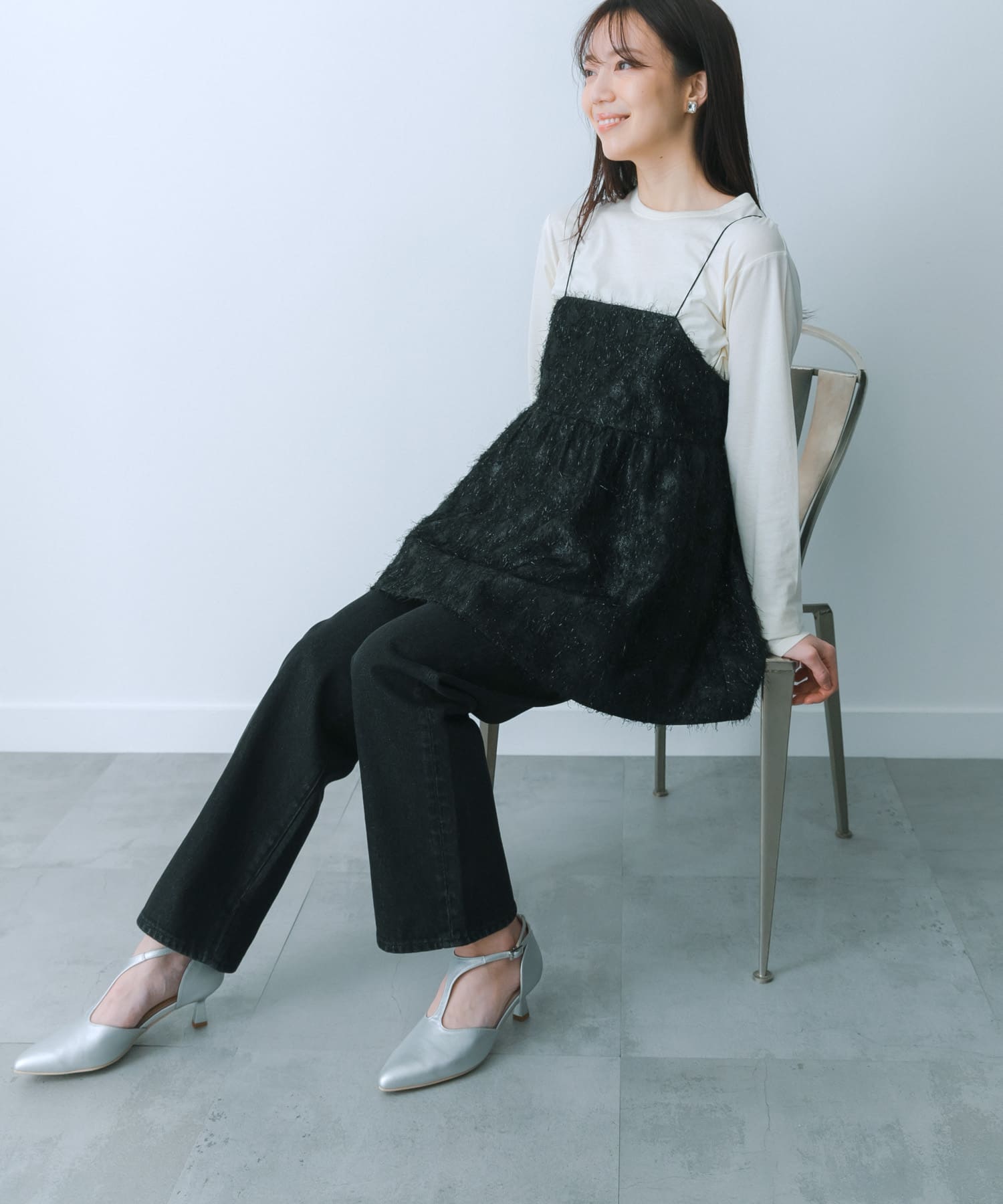 身長：159cm サイズ：S