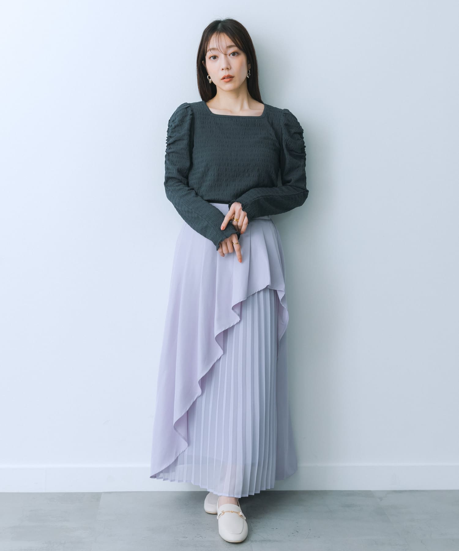身長：159cm サイズ：S