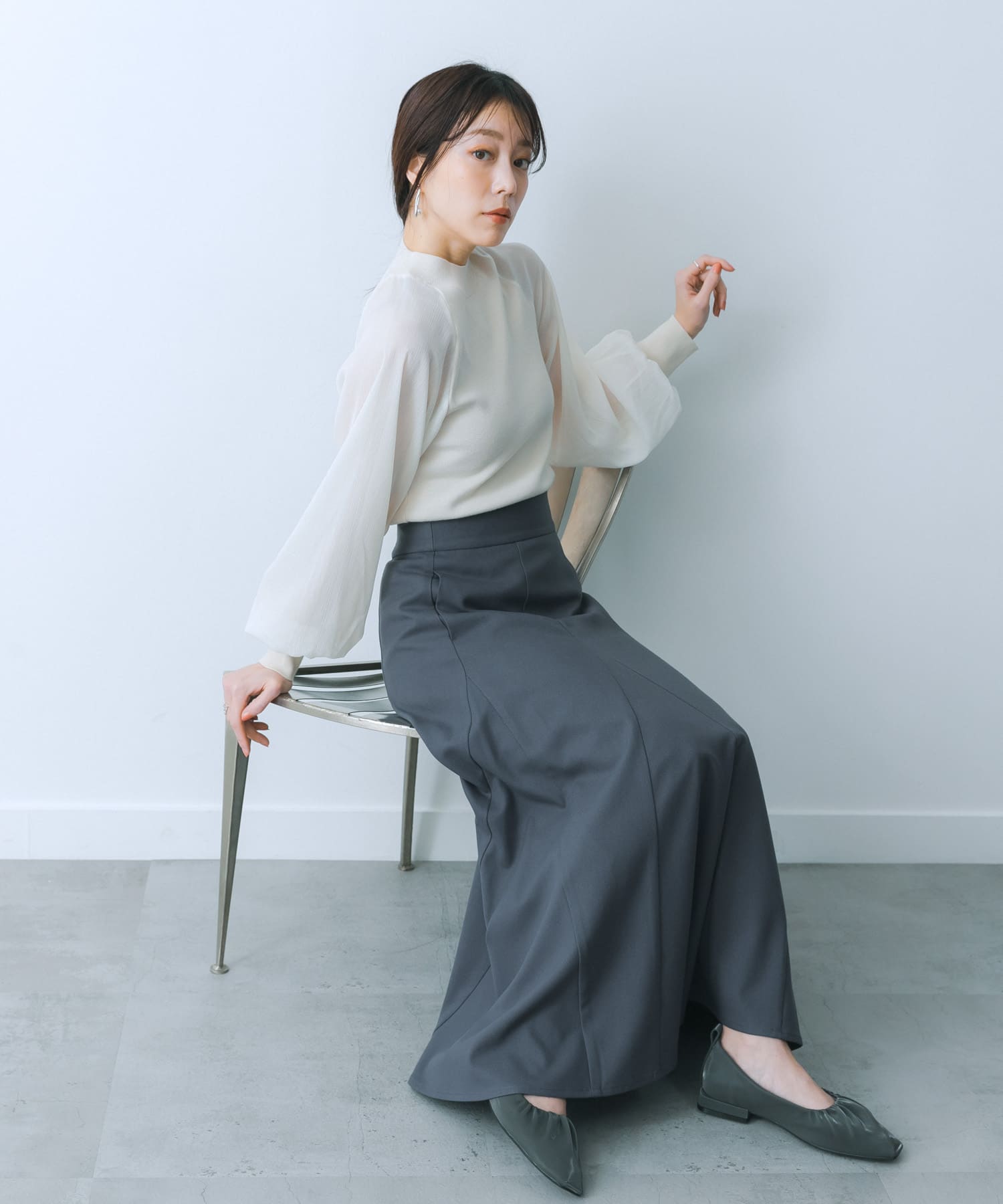 身長：159cm サイズ：S