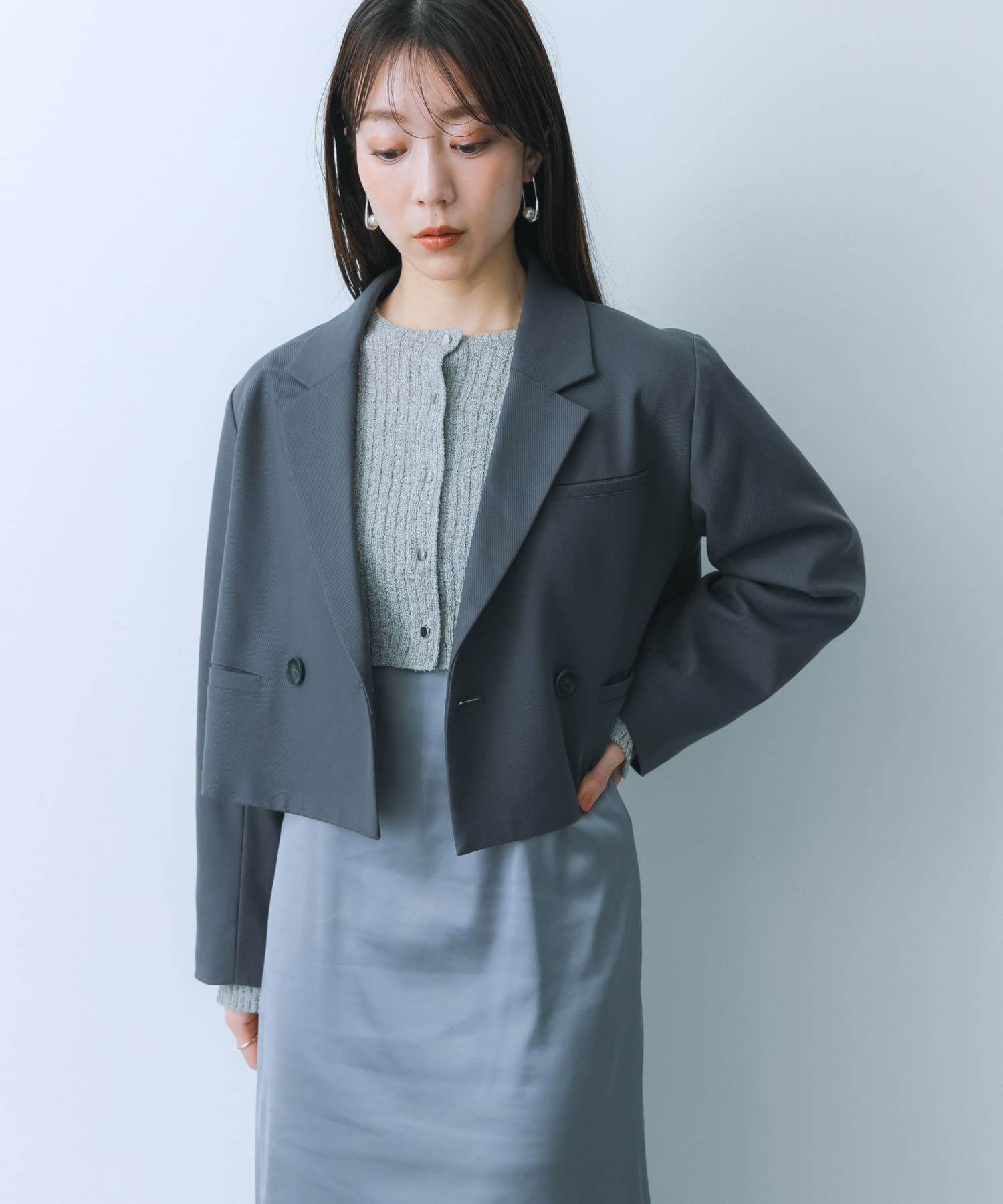 身長：159cm サイズ：one