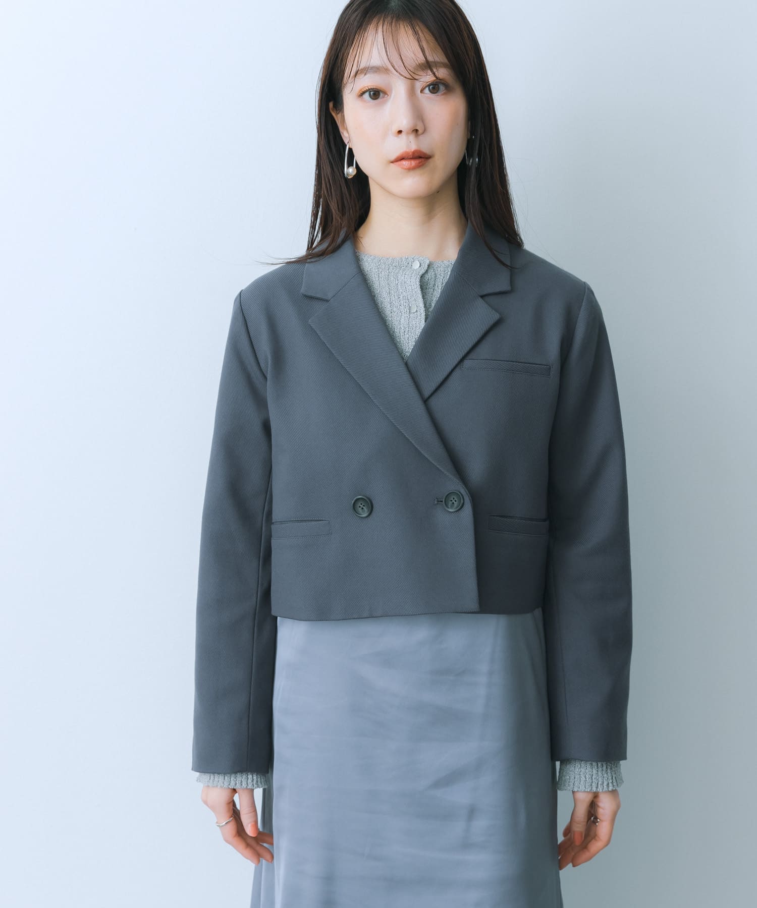 身長：159cm サイズ：one