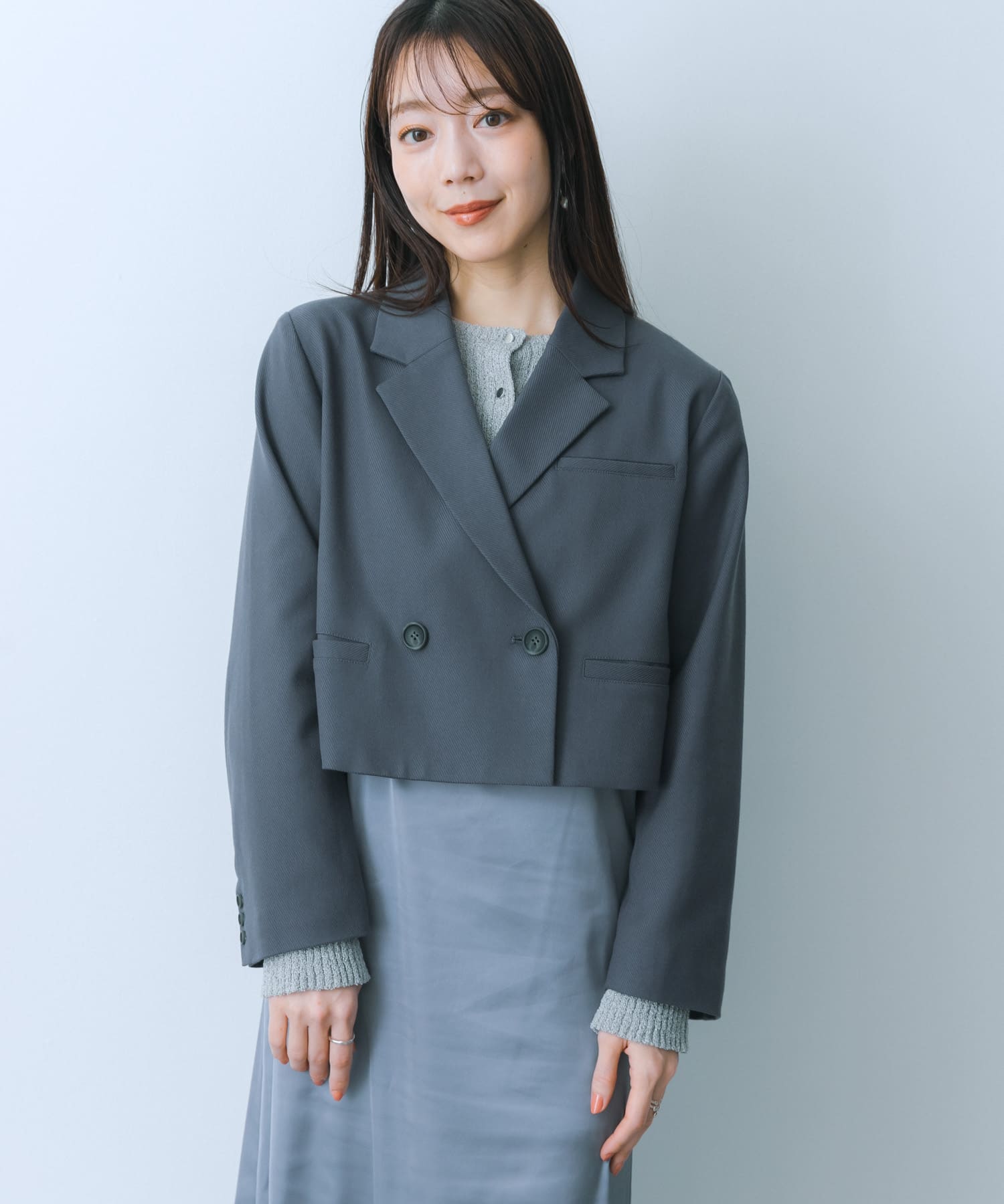 身長：159cm サイズ：one