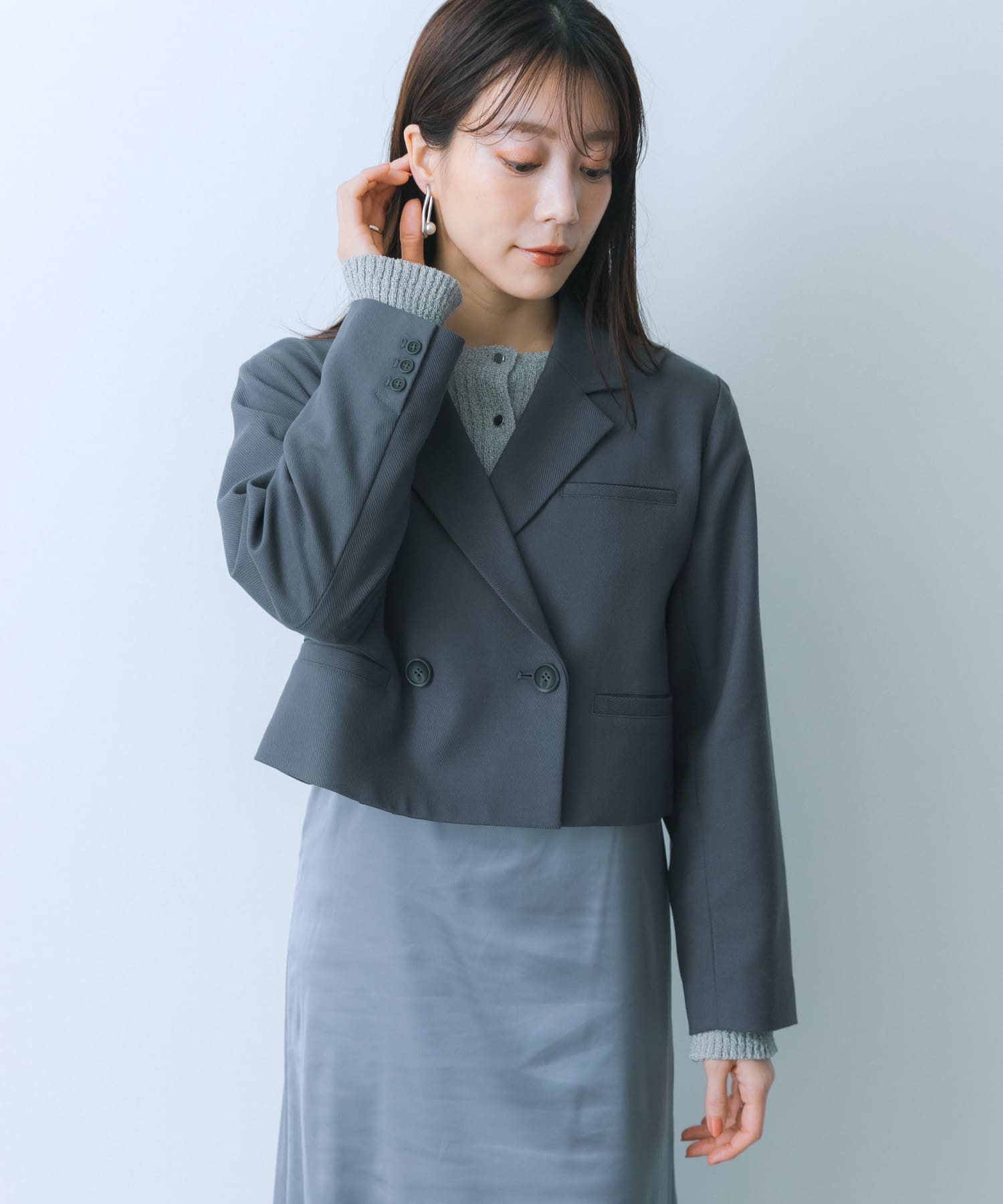 身長：159cm サイズ：one