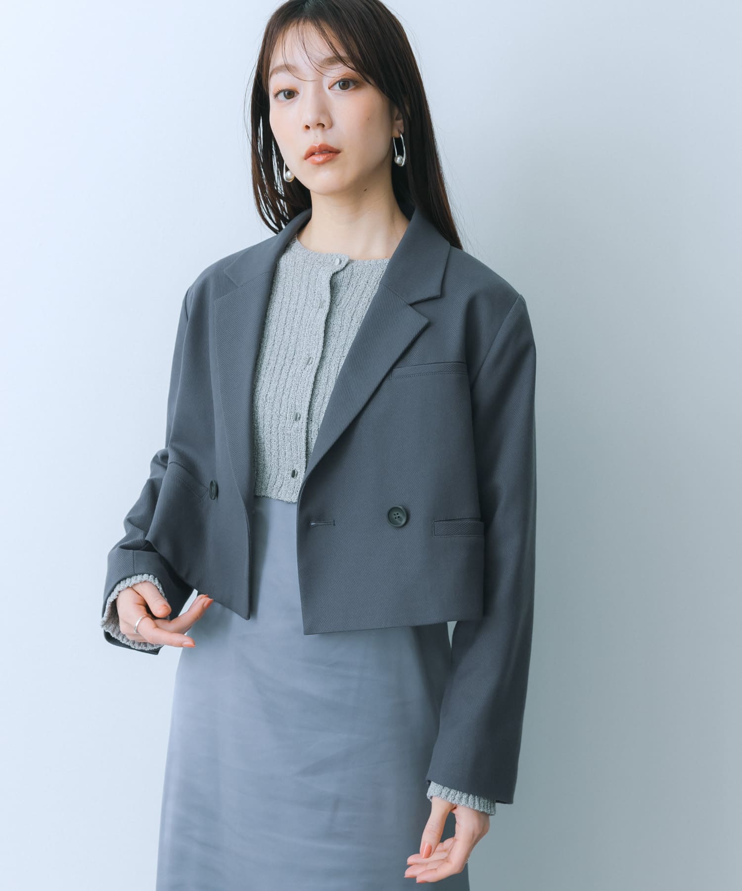 身長：159cm サイズ：one
