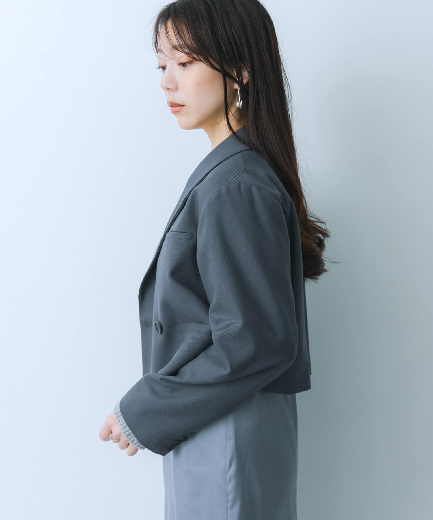 身長：159cm サイズ：one