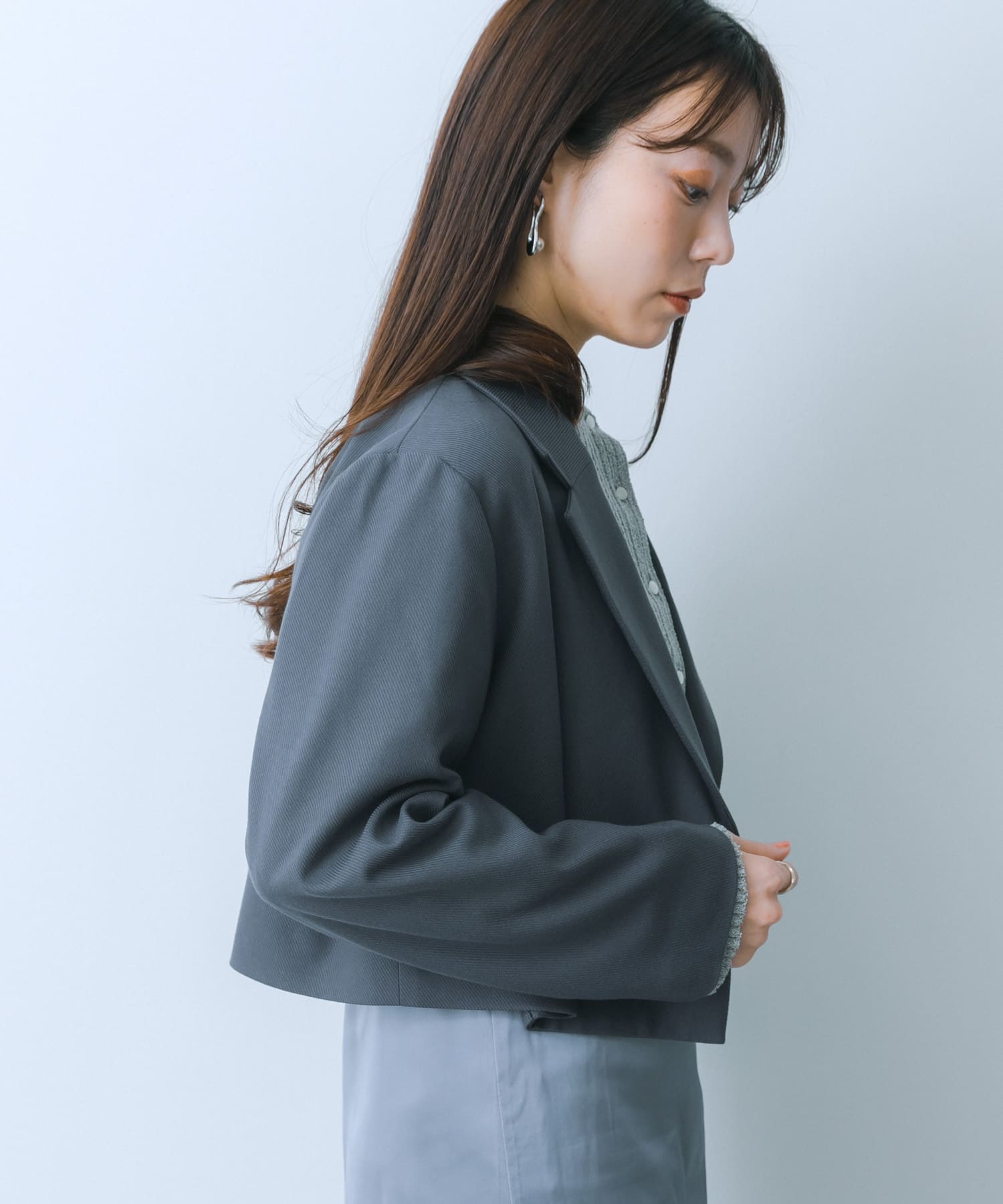 身長：159cm サイズ：one