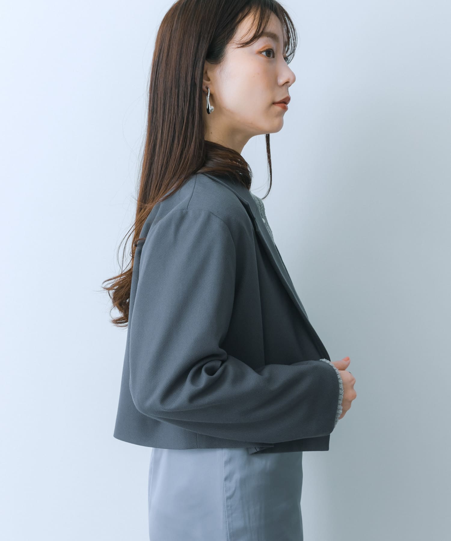 身長：159cm サイズ：one