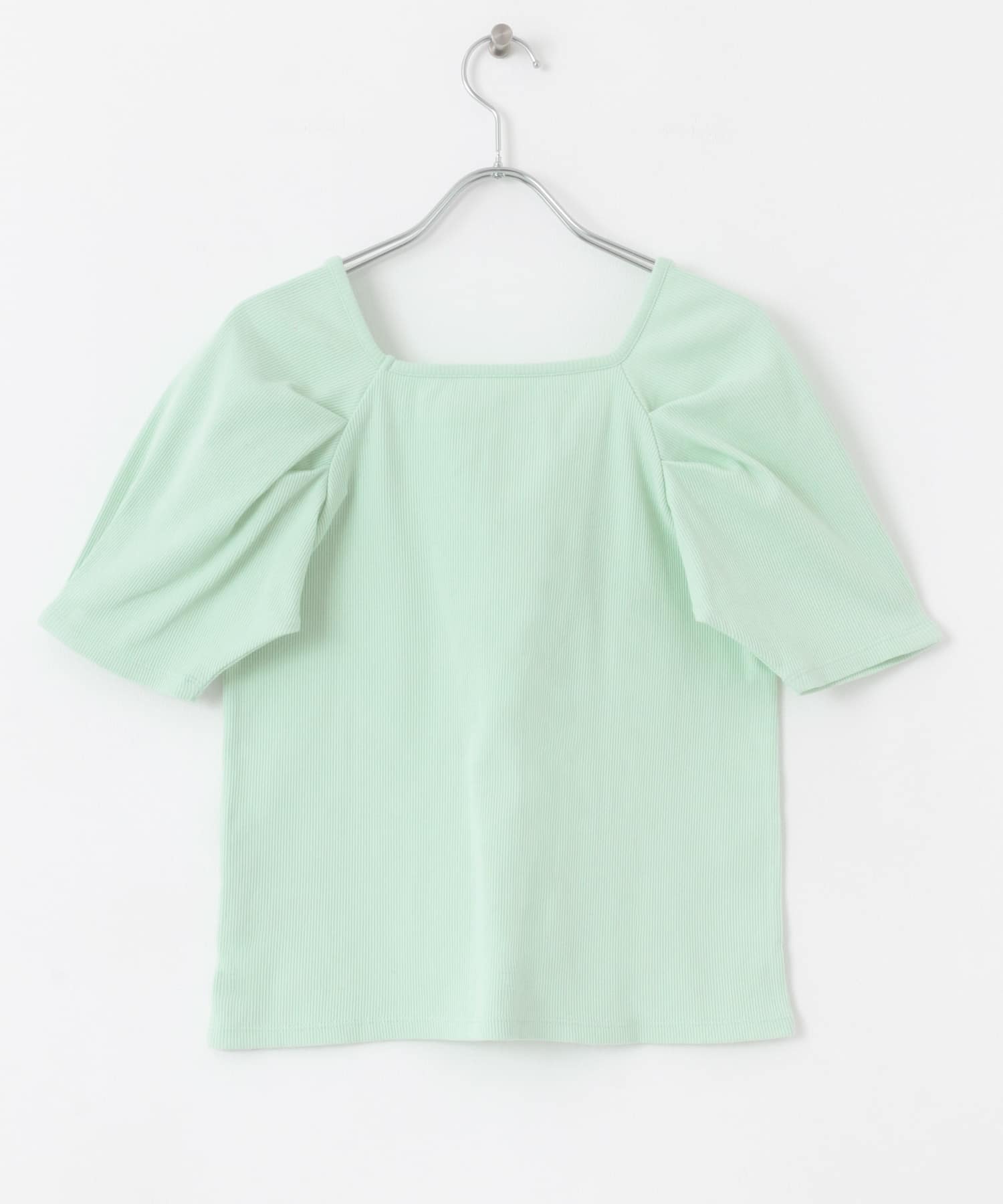 タックボリュームスリーブカットソー MINT one