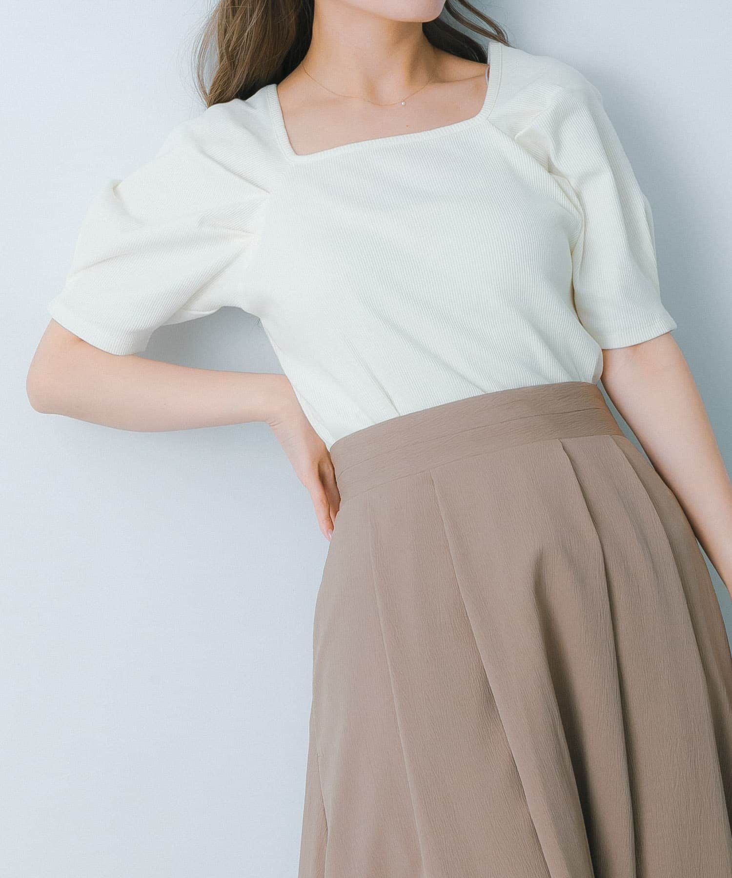 身長：153cm サイズ：one