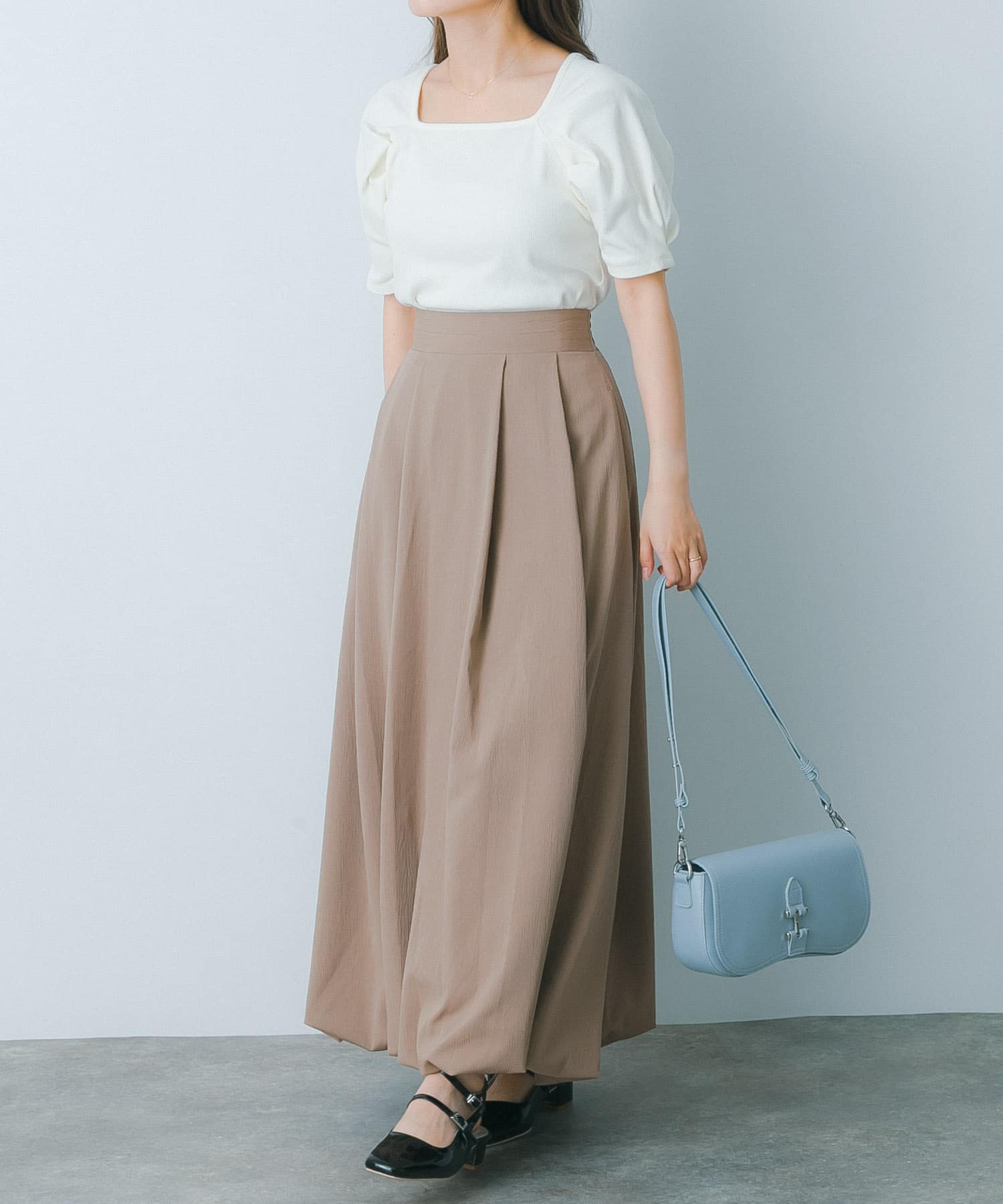 身長：153cm サイズ：one