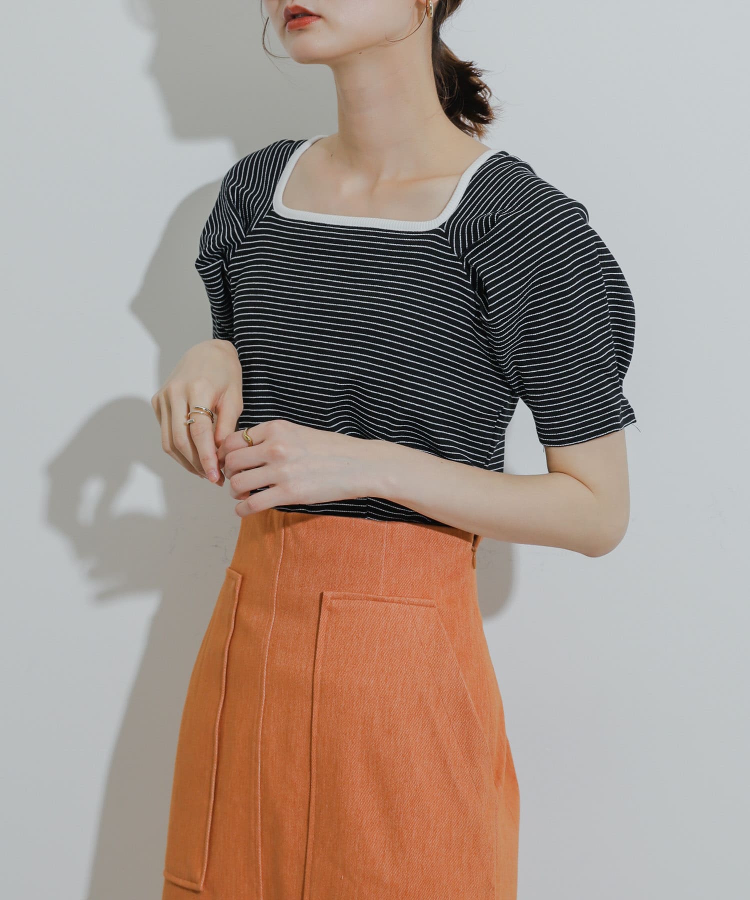 身長：169cm サイズ：one