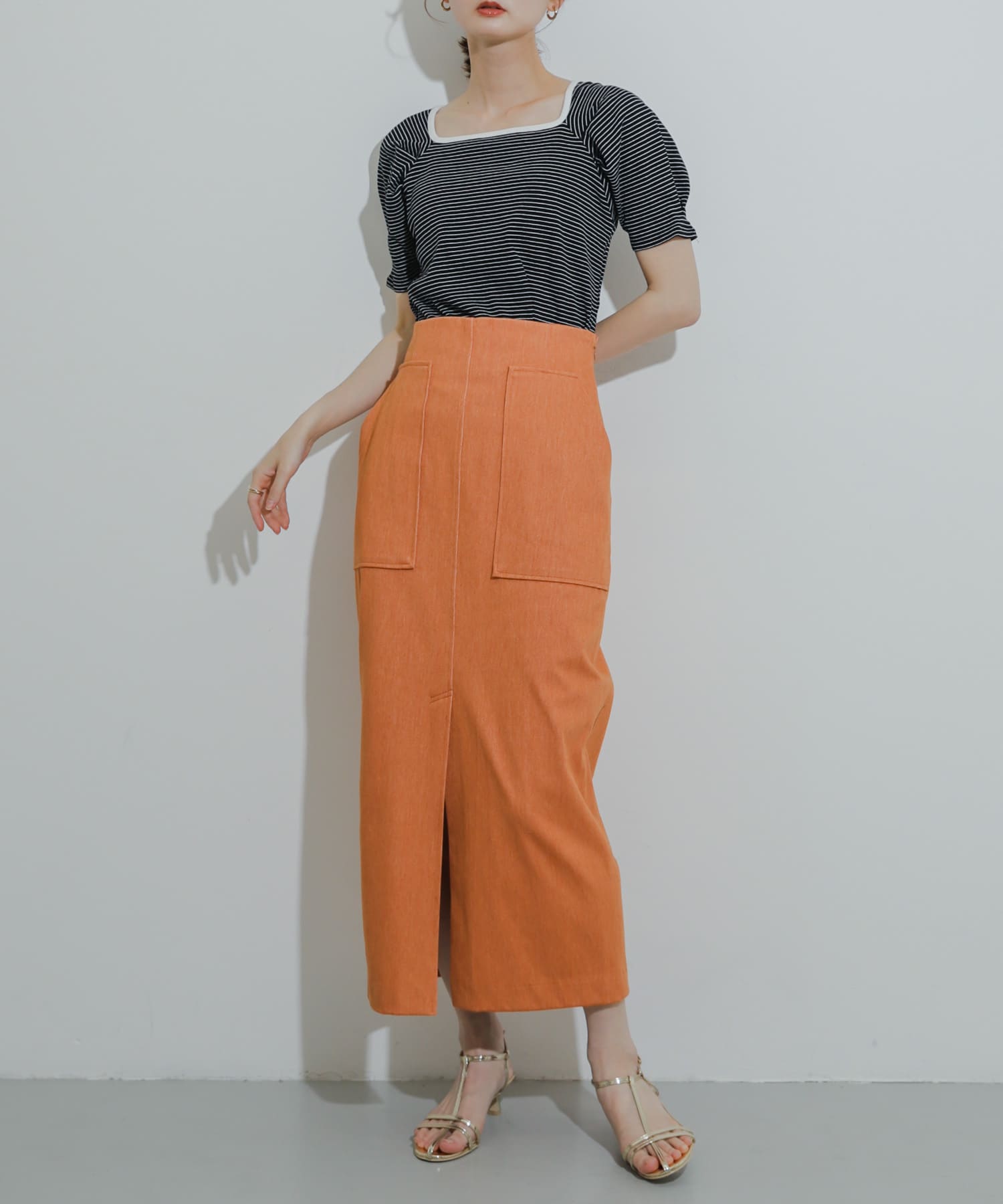 身長：169cm サイズ：one