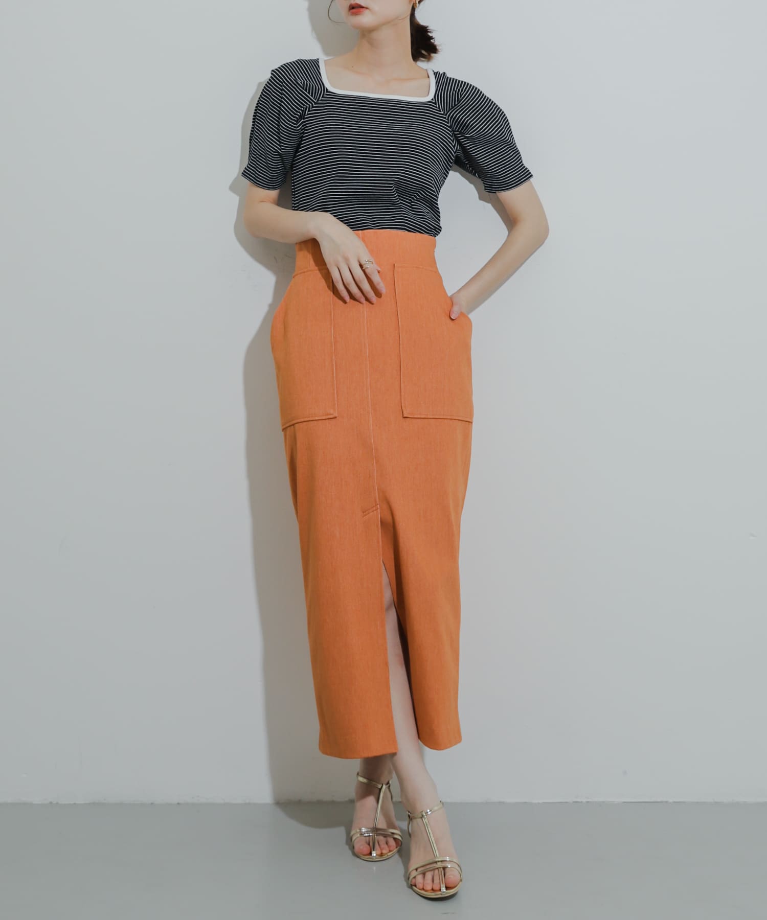 身長：169cm サイズ：one