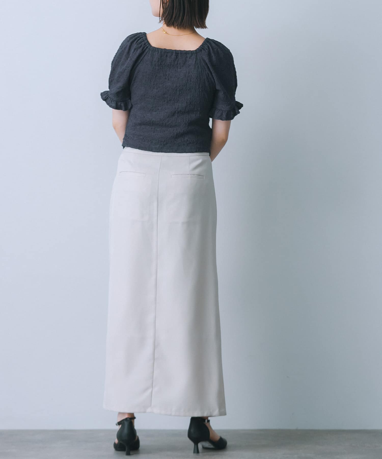 身長：160cm サイズ：one