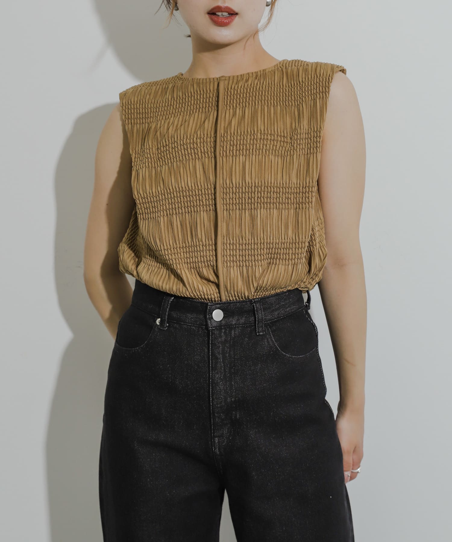 身長：158cm サイズ：one