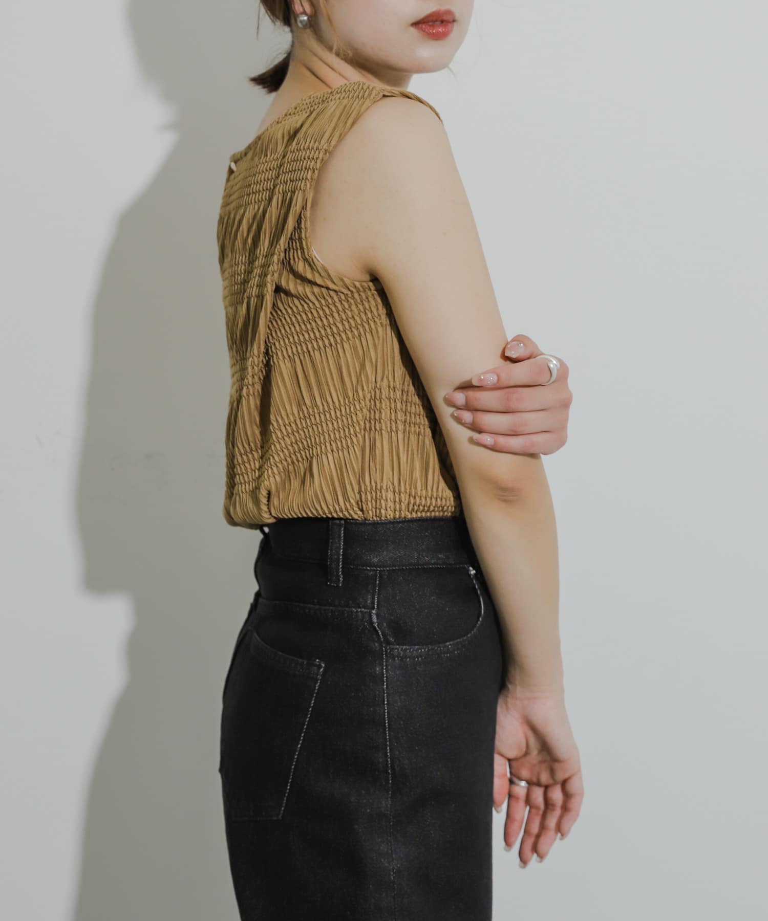 身長：158cm サイズ：one