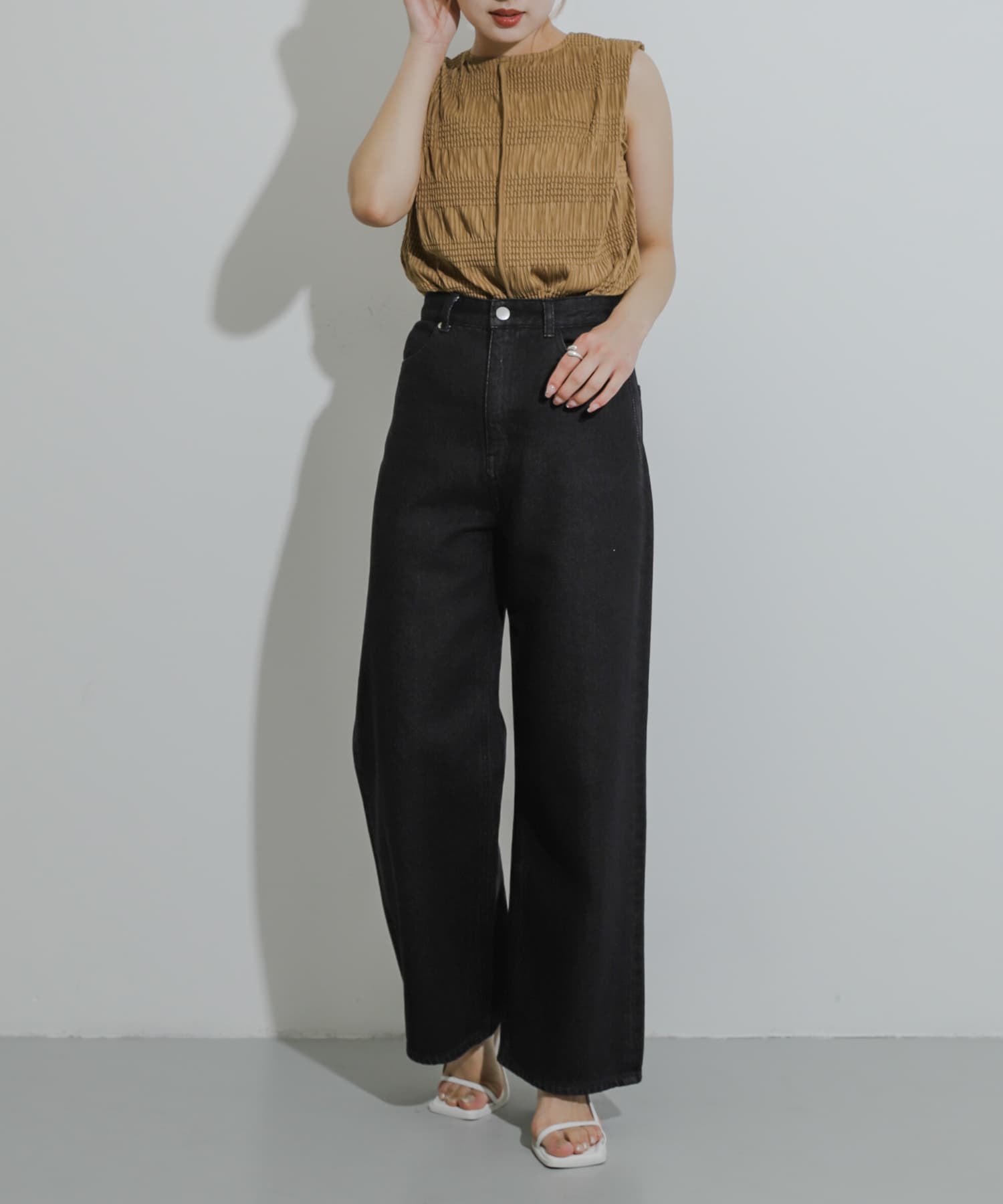 身長：158cm サイズ：one