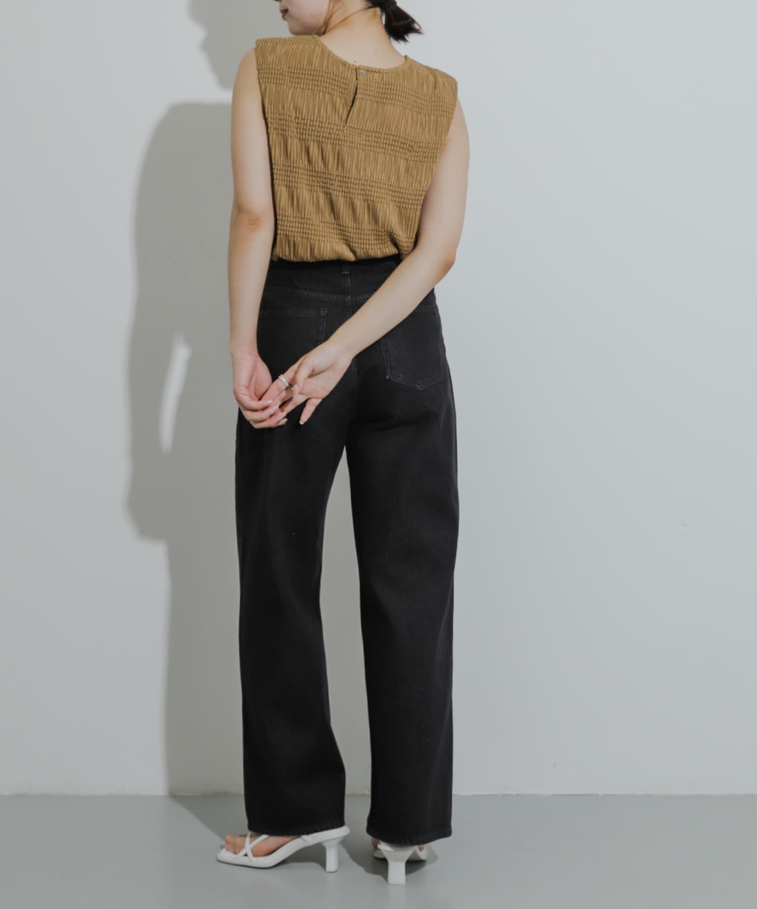 身長：158cm サイズ：one