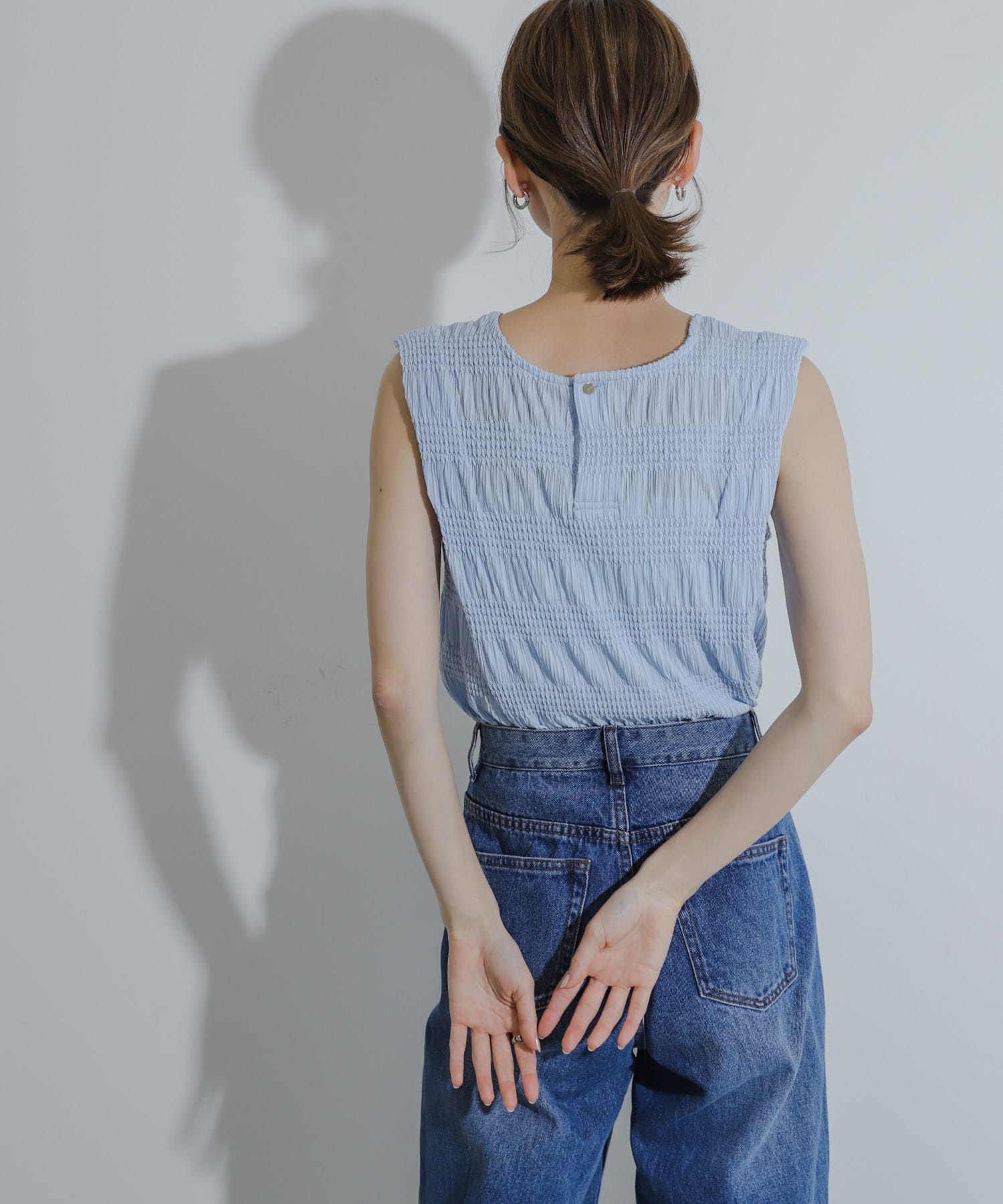 身長：169cm サイズ：one