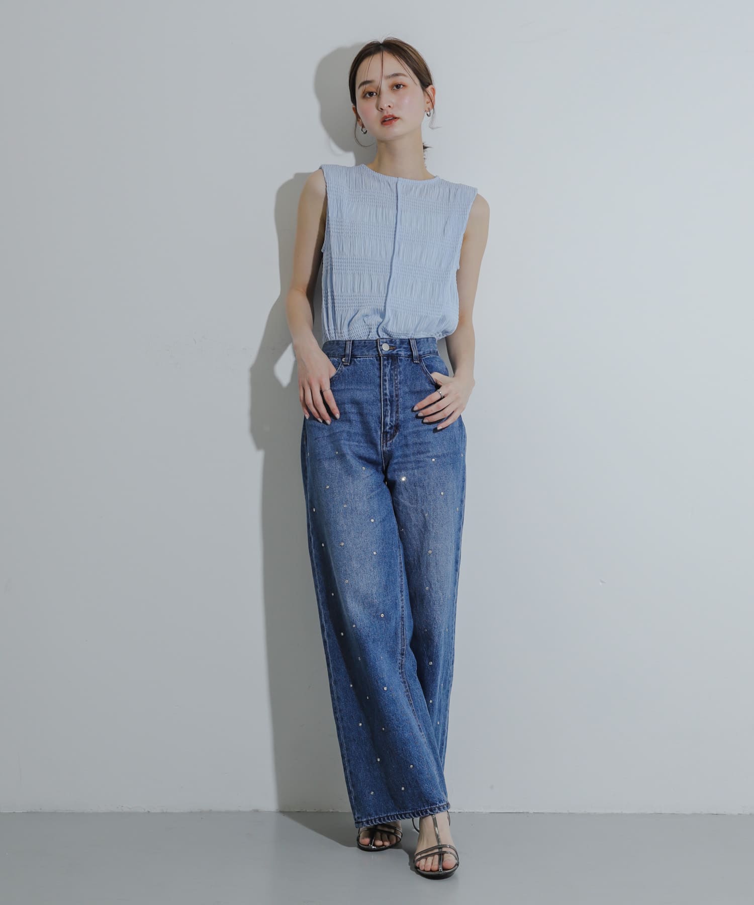 身長：169cm サイズ：one