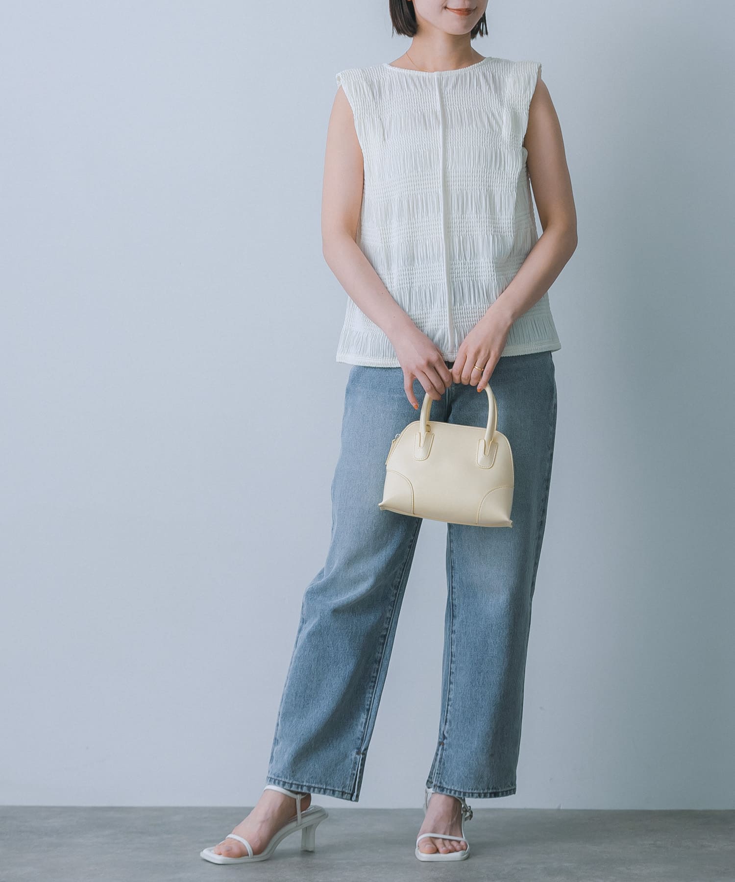 身長：160cm サイズ：one
