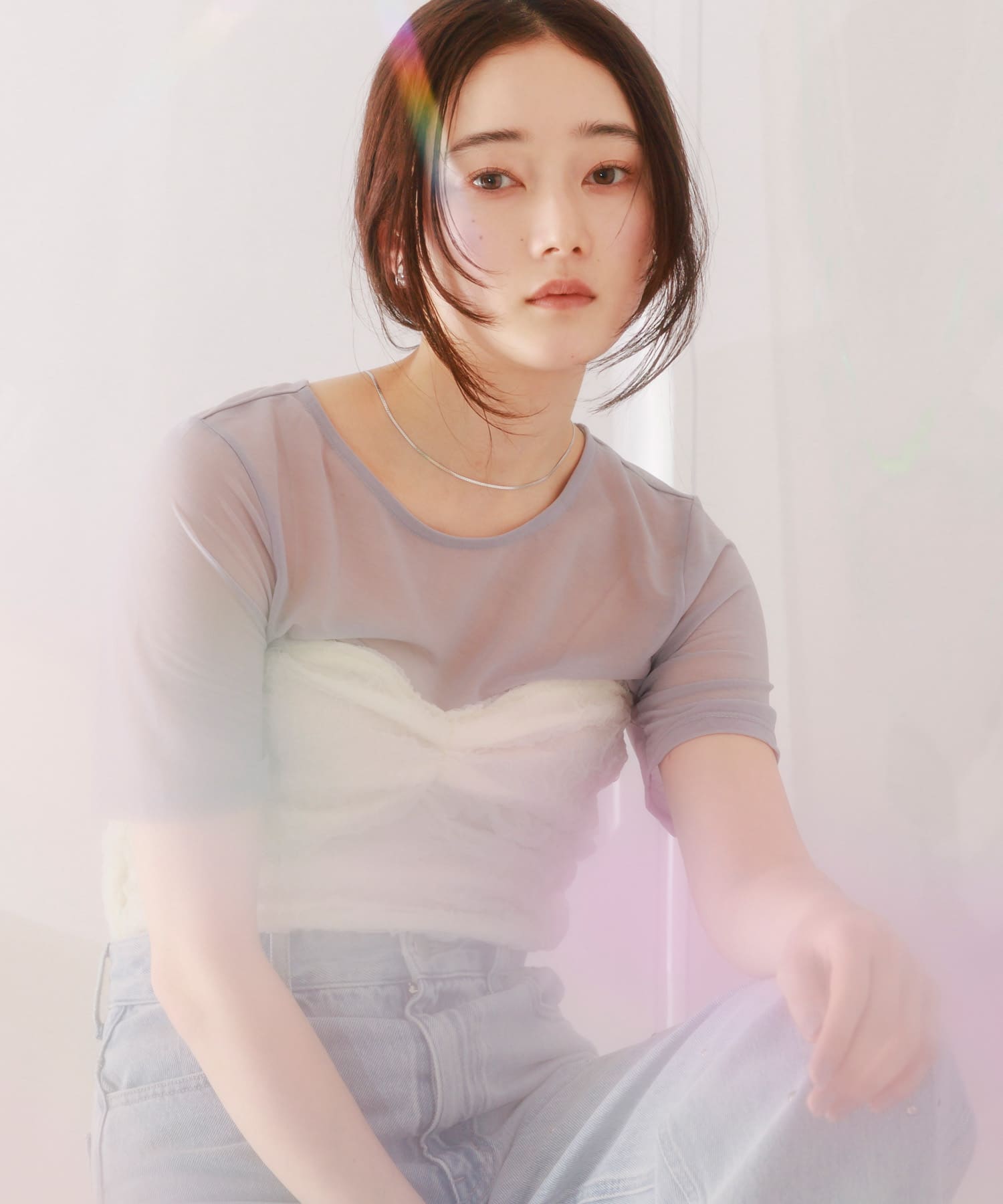 身長：162cm サイズ：one