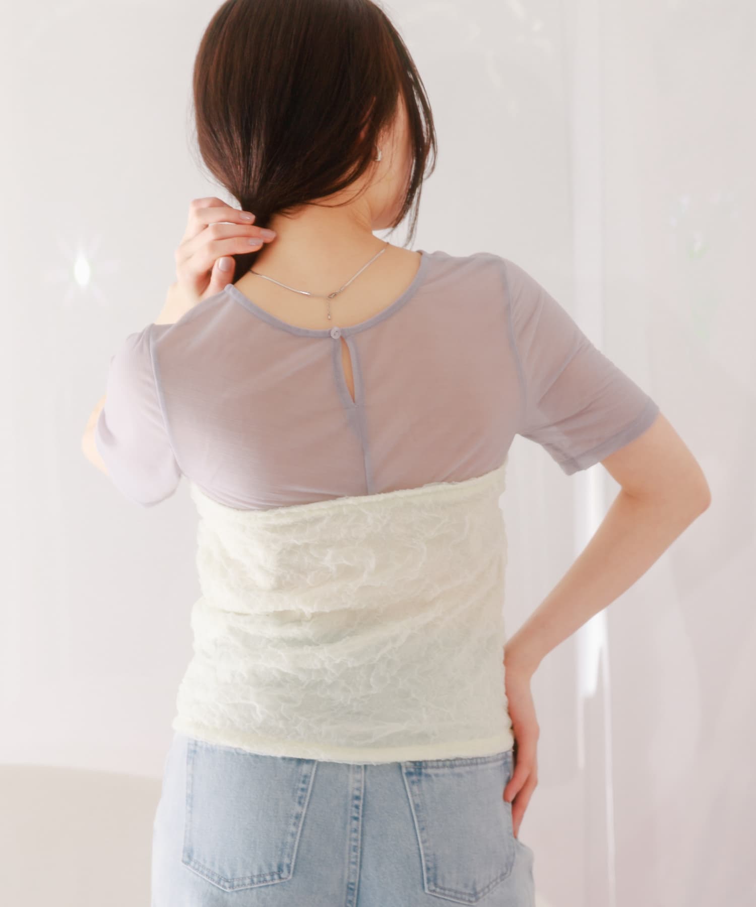 身長：162cm サイズ：one