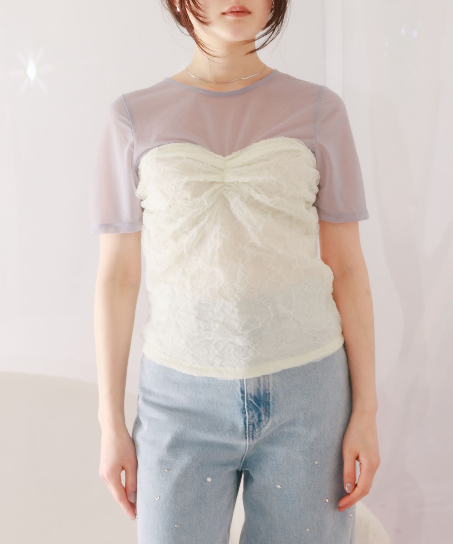 身長：162cm サイズ：one